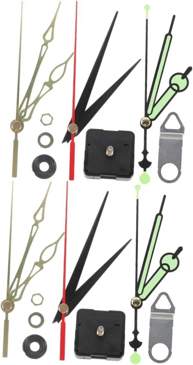 DOITOOL Watch Movement Accessories Quiet Clock Mechanism Kit