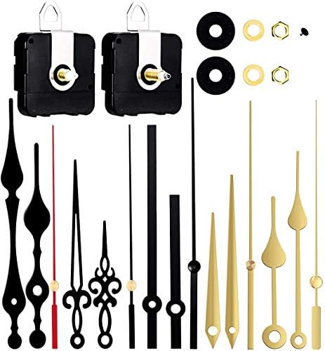 Sterling Clock Movement Kit by Esteopt- Replacement Parts for Long and Short Shaft Wall Clocks
