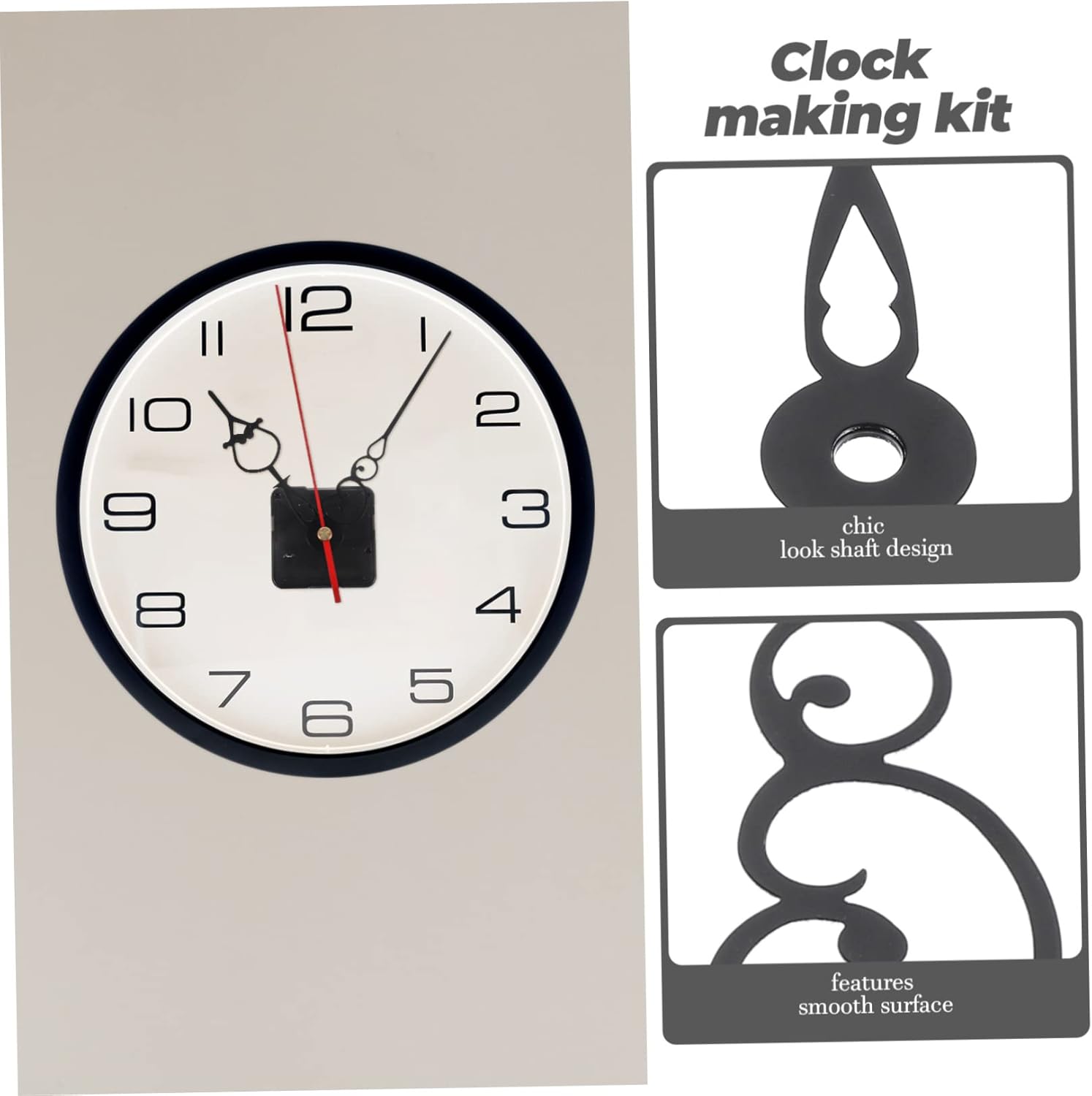 Silent Quartz Clock Kit for DIY Repair