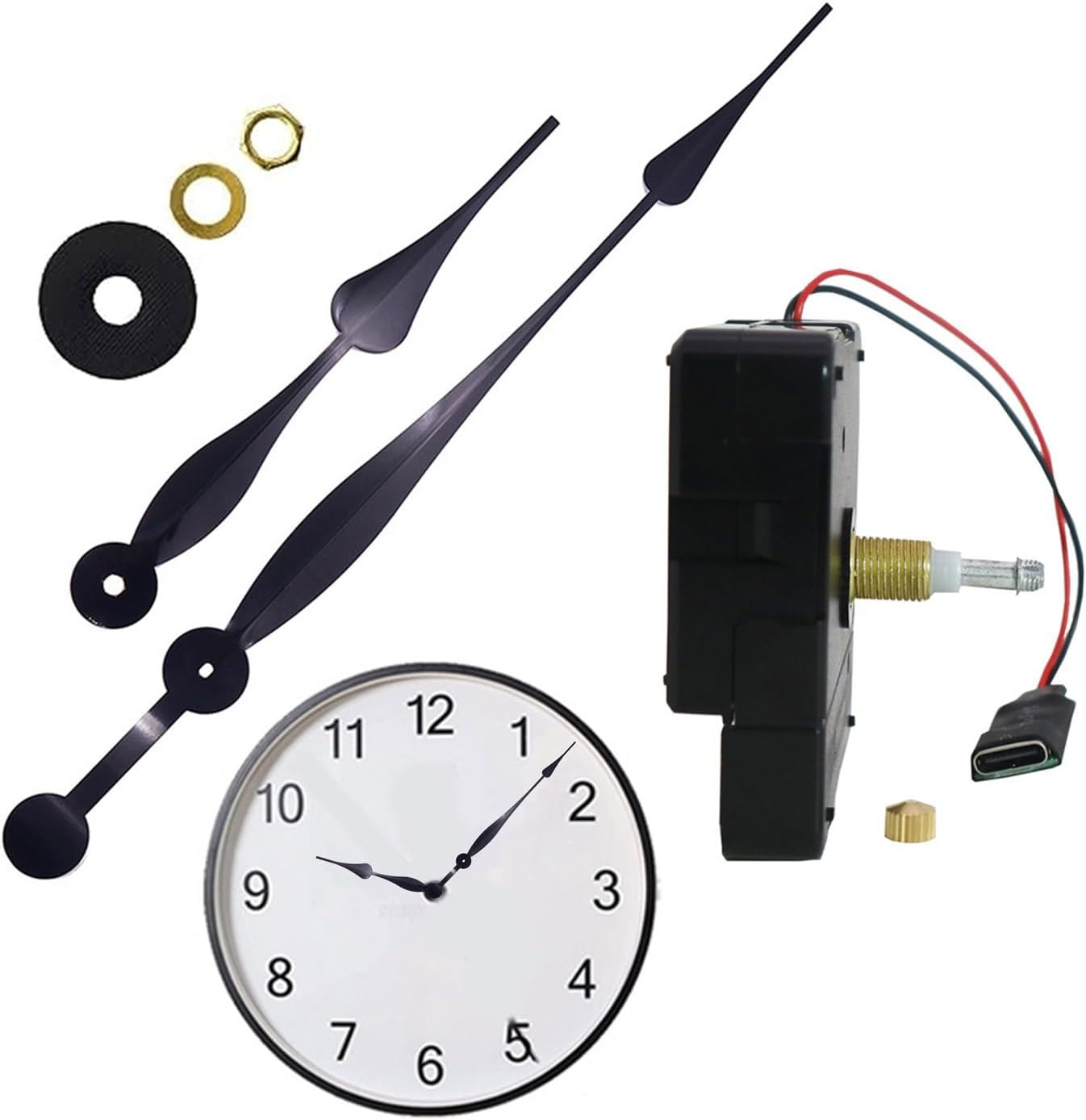 Precision Clock Movement Mechanism Set