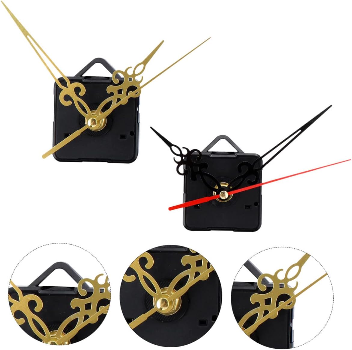 Durable Mute Clock Movement 2-Pack