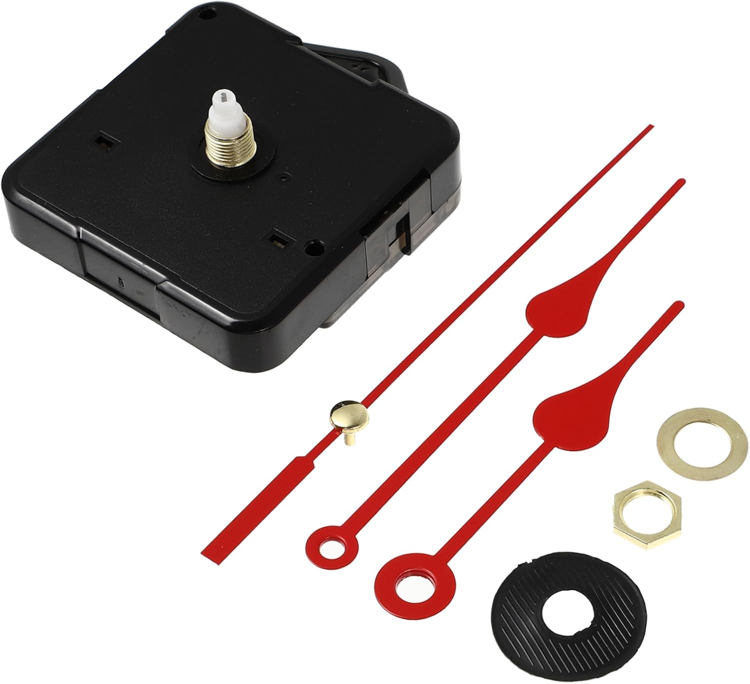 Silent Quartz Clock Movement Red Precision Timer