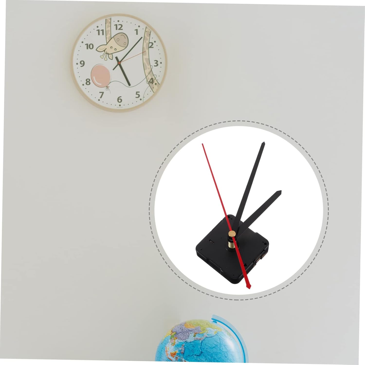 DIY Wall Clock Mechanism Kit With Pendulum Battery-Driven Quartz Clock Movement Replacement