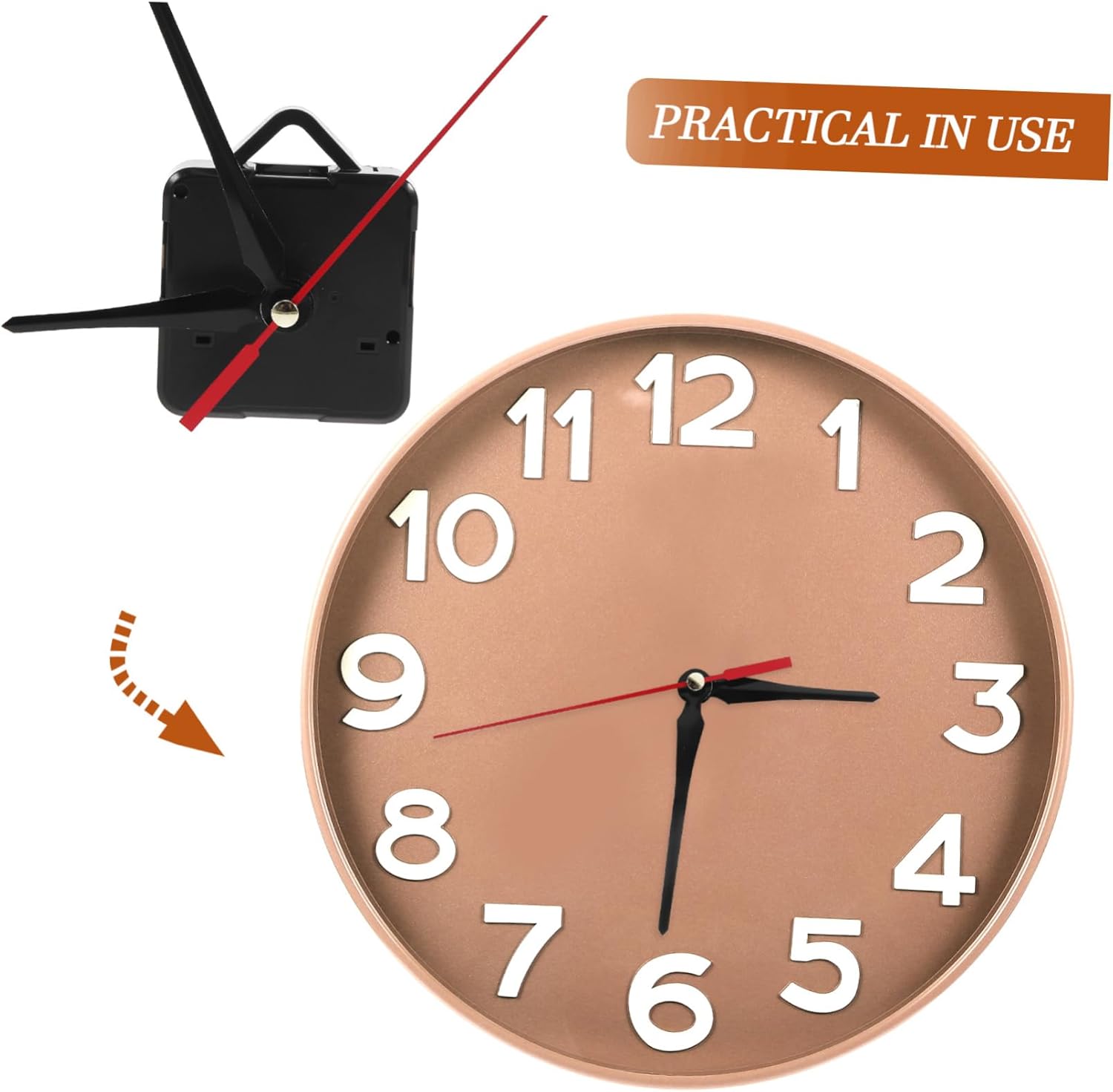 Gadpiparty DIY Quartzy Clock Movement Kit for Wall Clocks