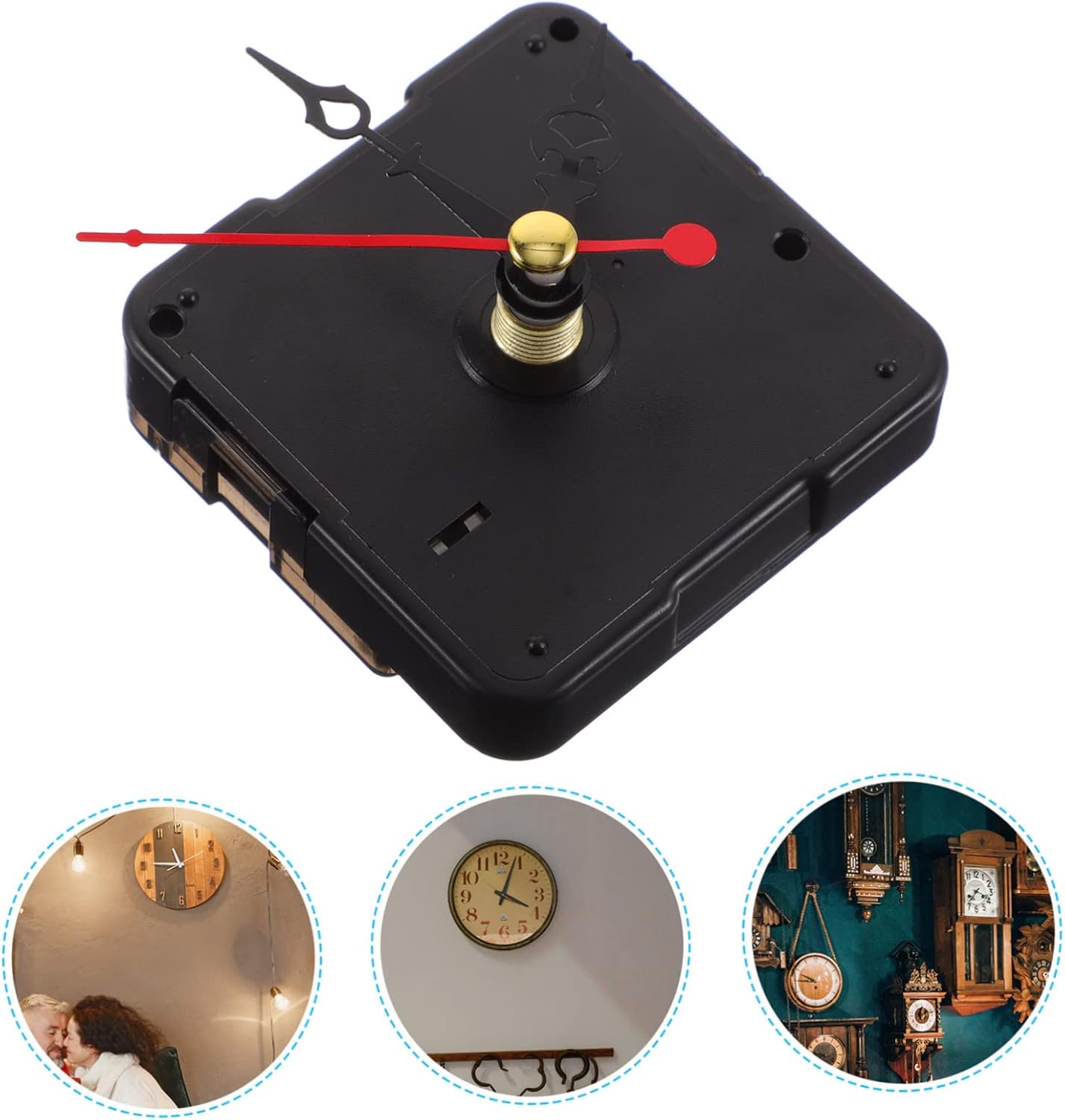 Bright Retro Wall Clock Accents