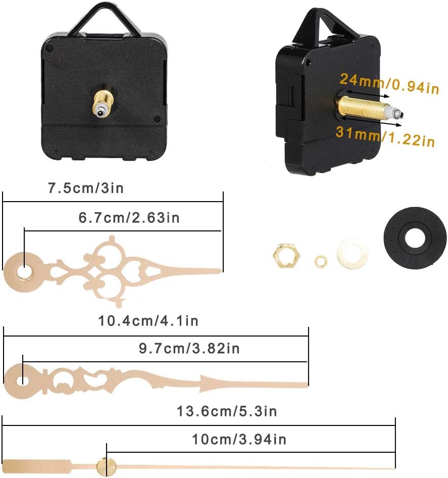 Carkio Precision Clock Movement Kit
