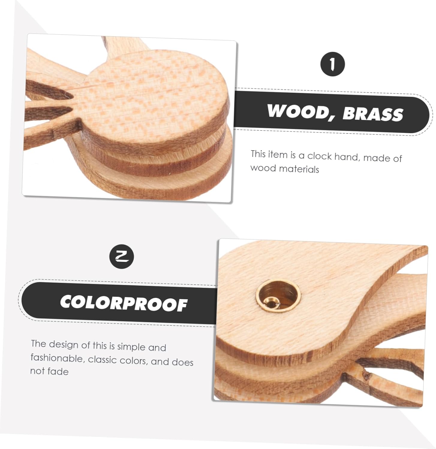ABOOFAN DIY Wall Clock Hand Replacement Kit for Japanese Style Clocks