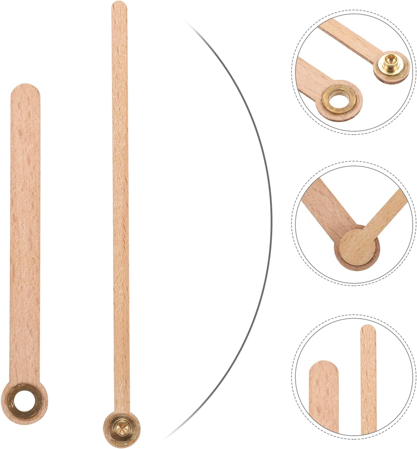 EXCEART Replacement Wooden Clock Mechanism CC1 for Mobile Clocks