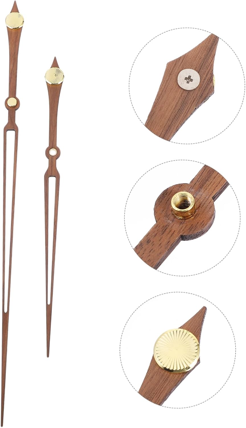 Veemoon Wooden Scale Clock Hands Digital Wall Clock Set