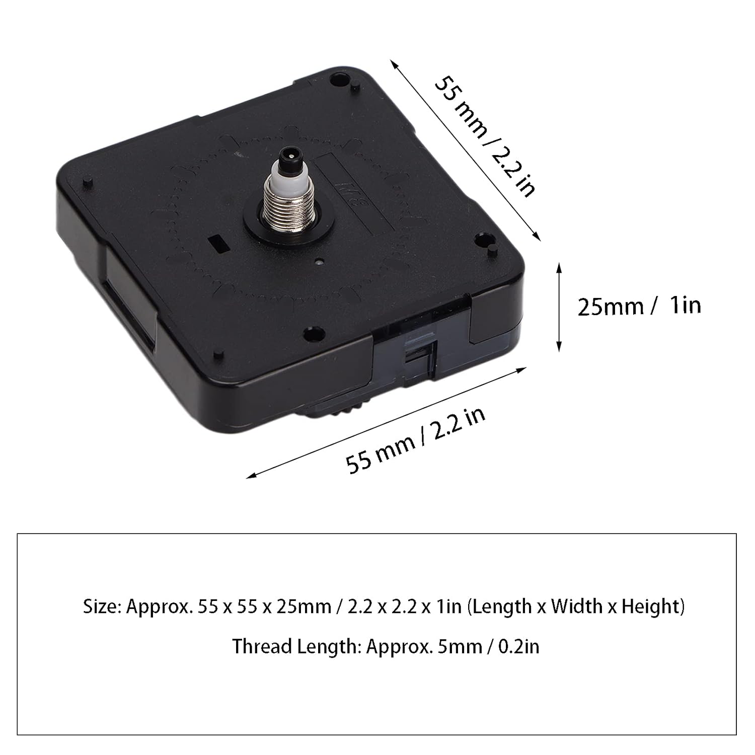 High-Torque Quartz Clock Movement Replacement