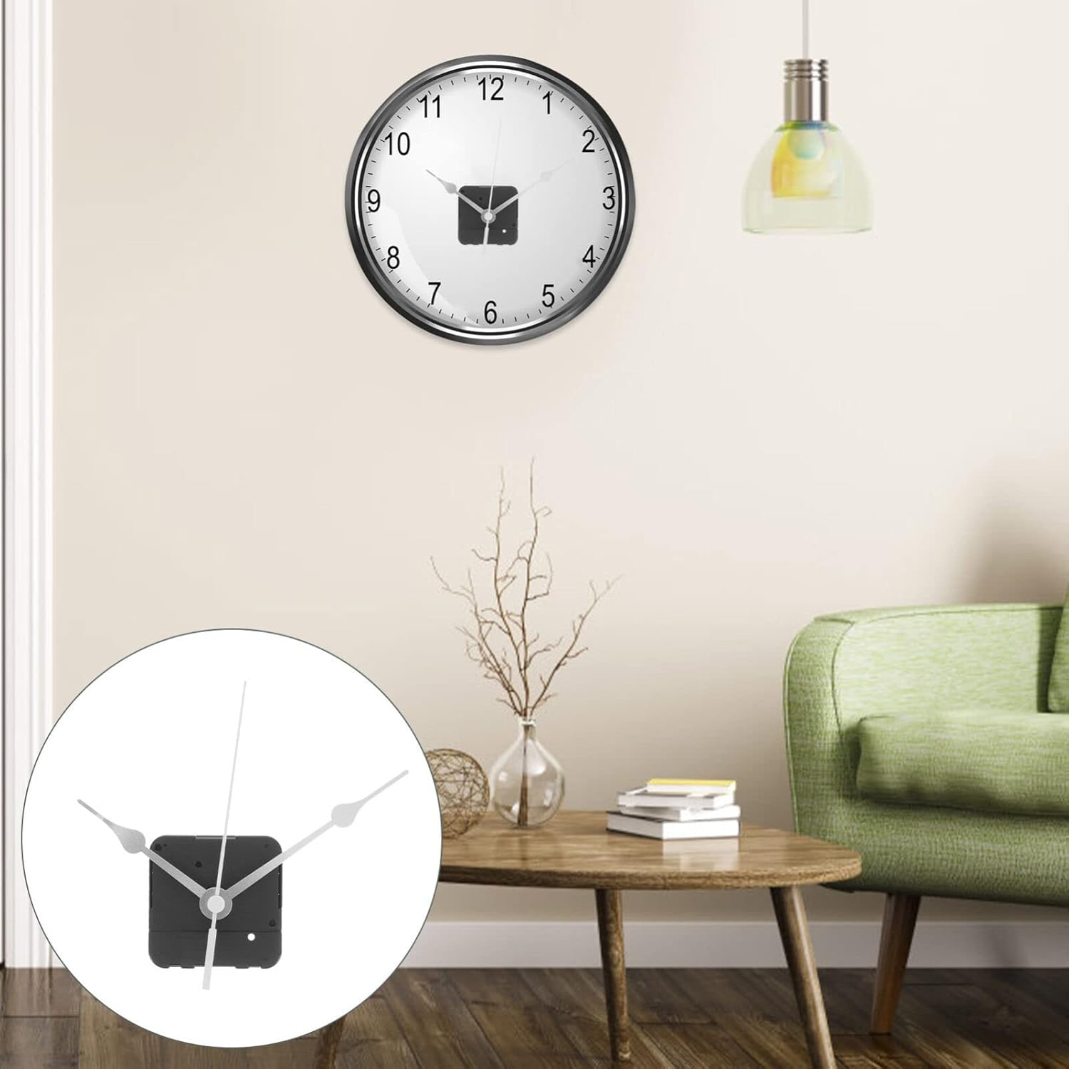 Retrograde Clock Movement Set for Sportswear Plastic Clocks