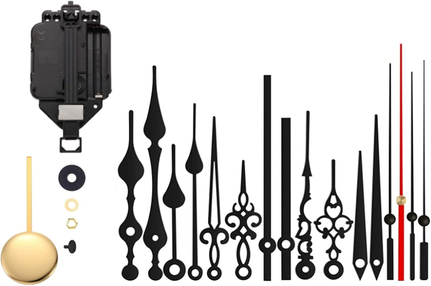 DIY Clock Kit Easy-to-Use Wall Clock Replacement with Precision Movements