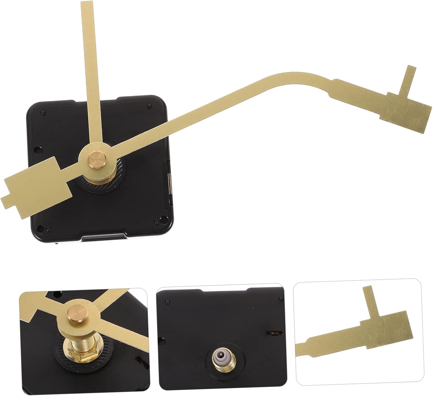 DOITOOL 5-Piece Wall Clock Movement Mechanic Shaft Kit