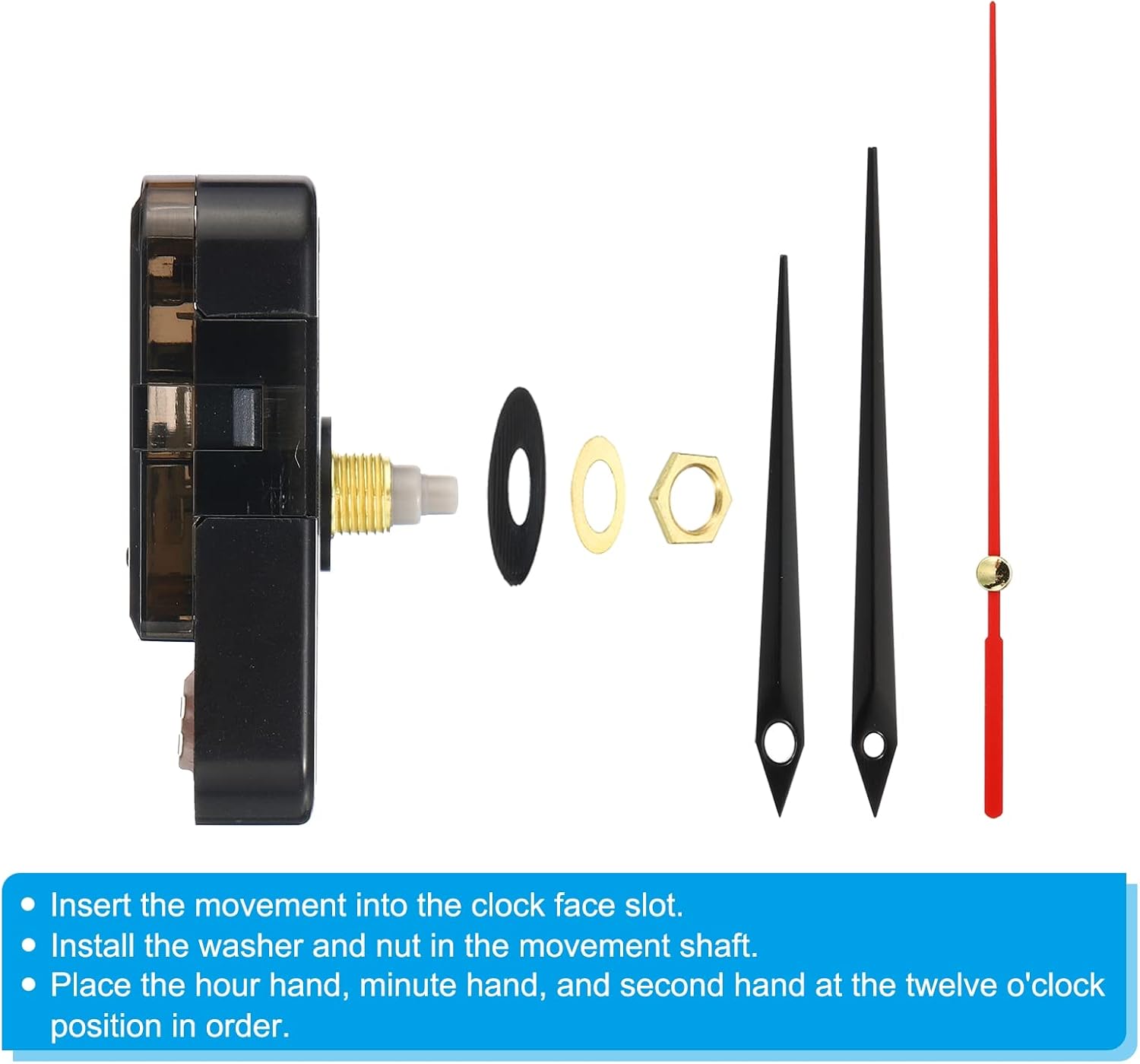 Perfect Replacement Kit for Your Clock Quiet Accurate Easy to Install