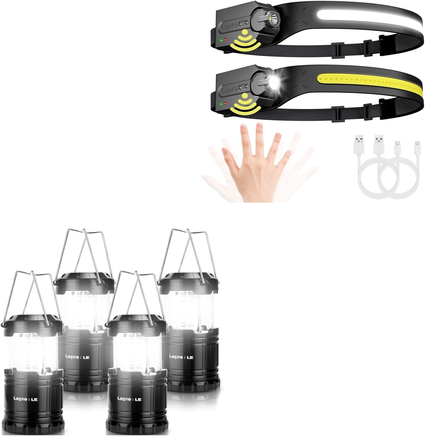 Lepro Camping Lantern with Motion Sensor 230 Beam