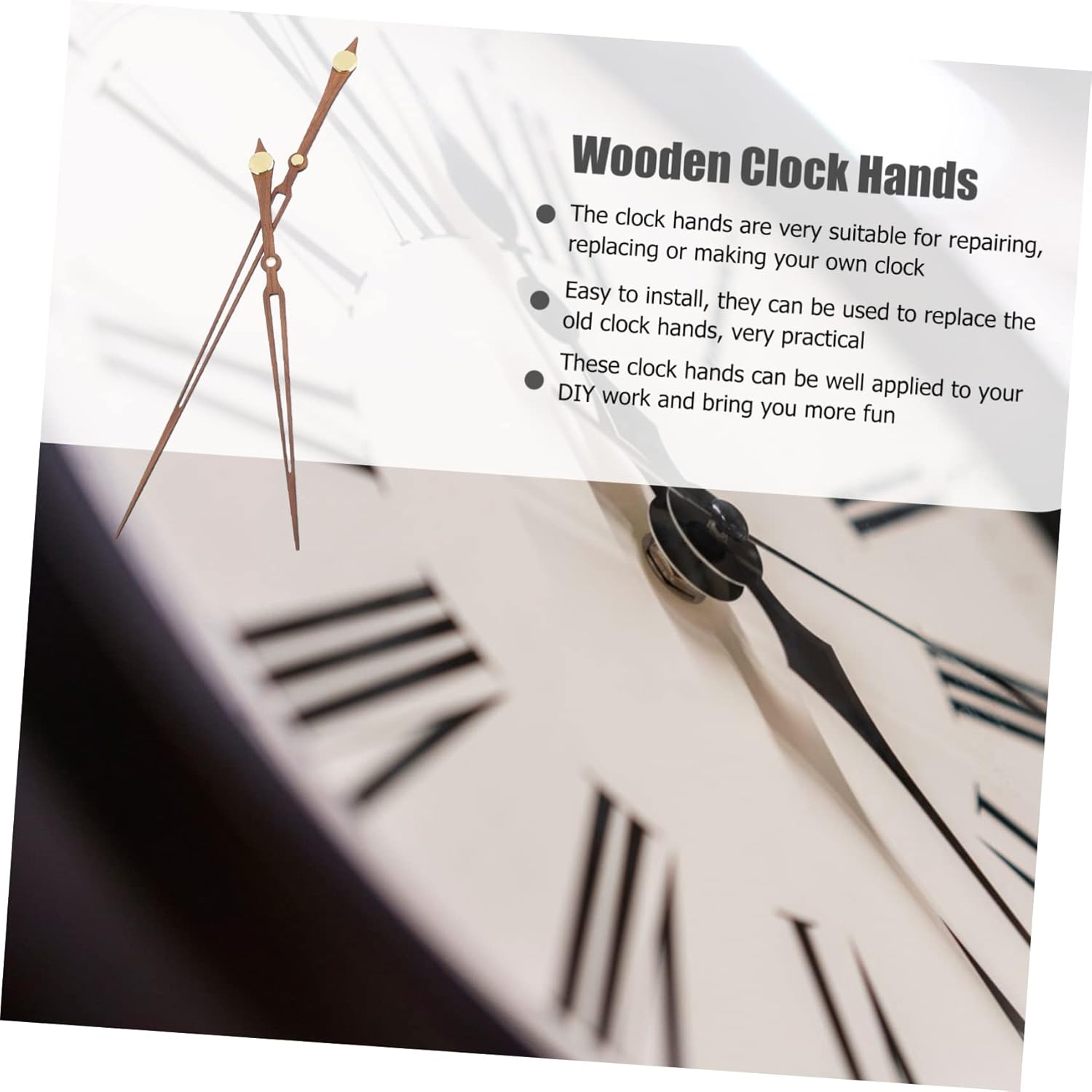 Homoyoyo Clockwork Hands Replaces Broken Clock Pointers