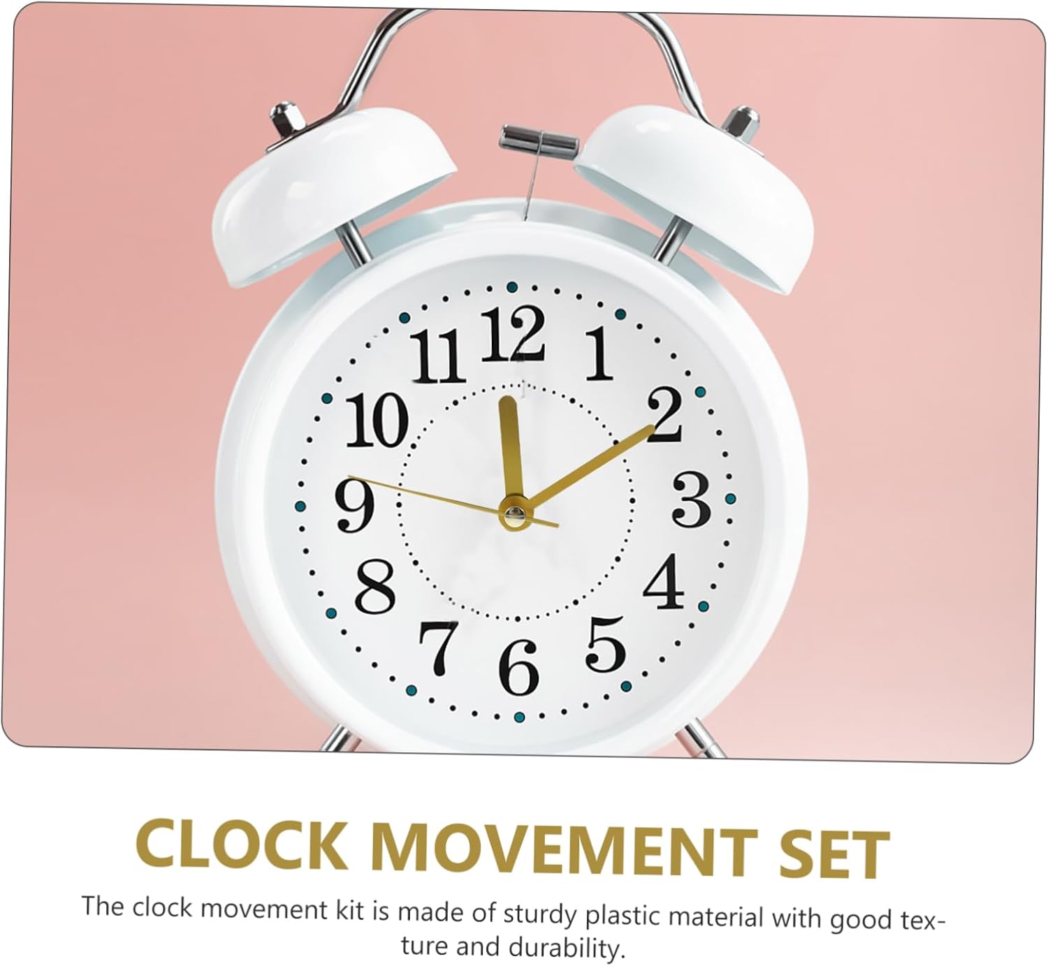 Uonlytech 2 Sets Silent Wall Clock Movement Electric Clock Mechanism