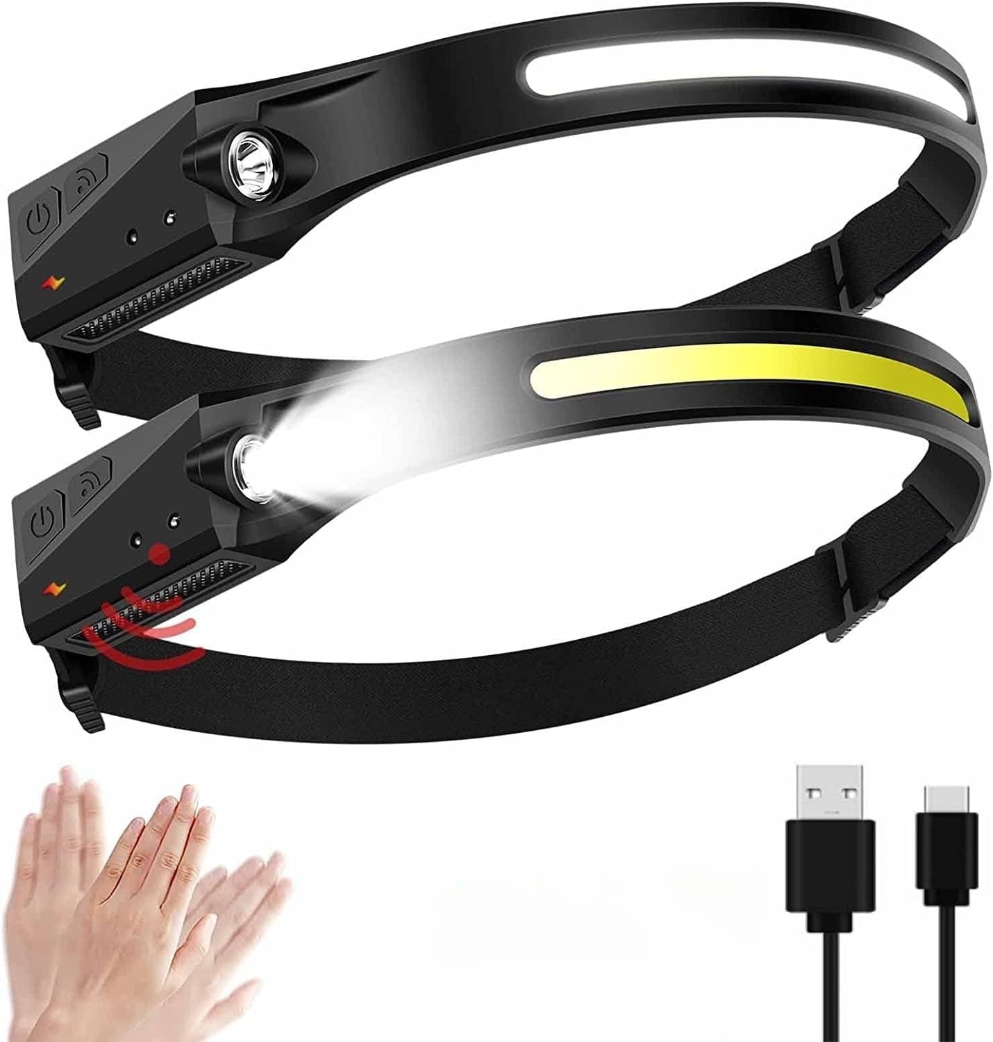 Rechargeable 230-Degree Headlamp