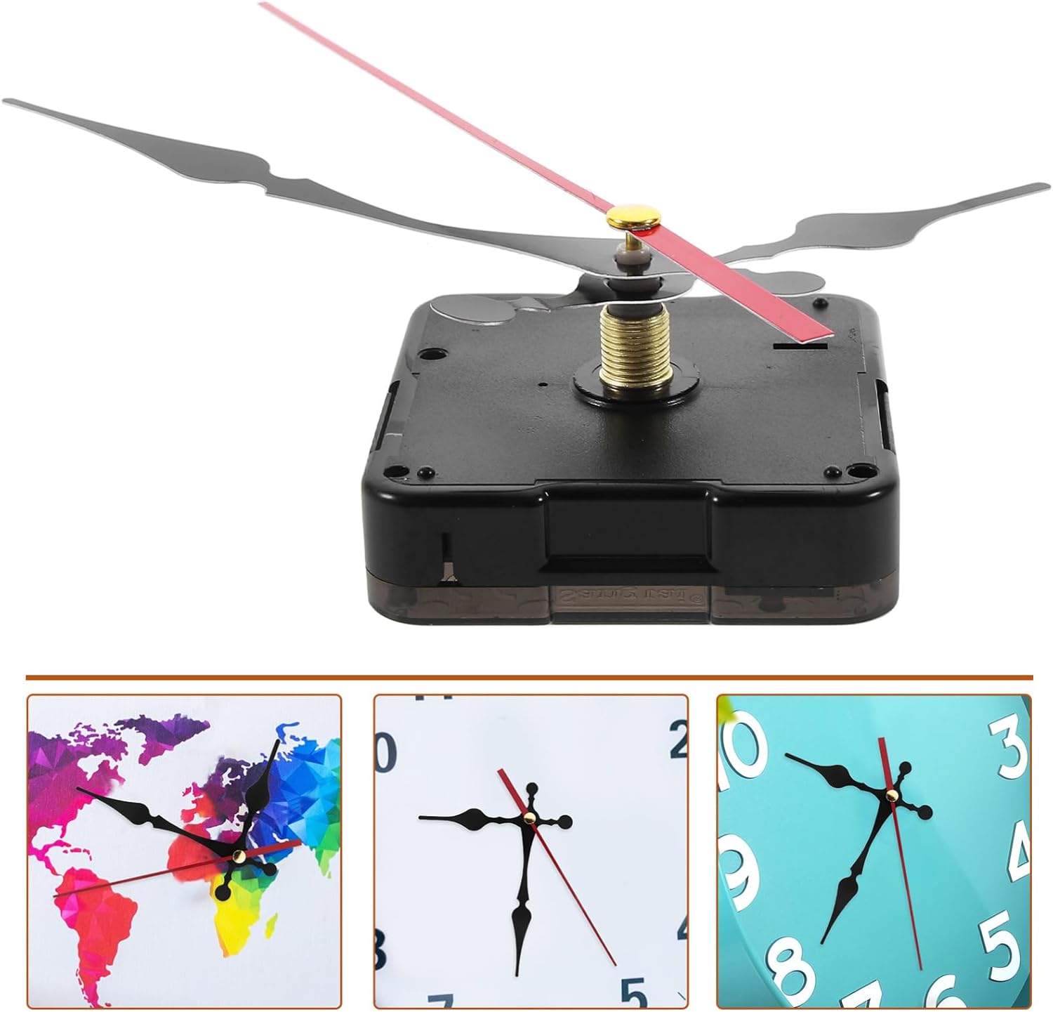 Clock Mechanism Kit Quiet Battery-Operated Replacement