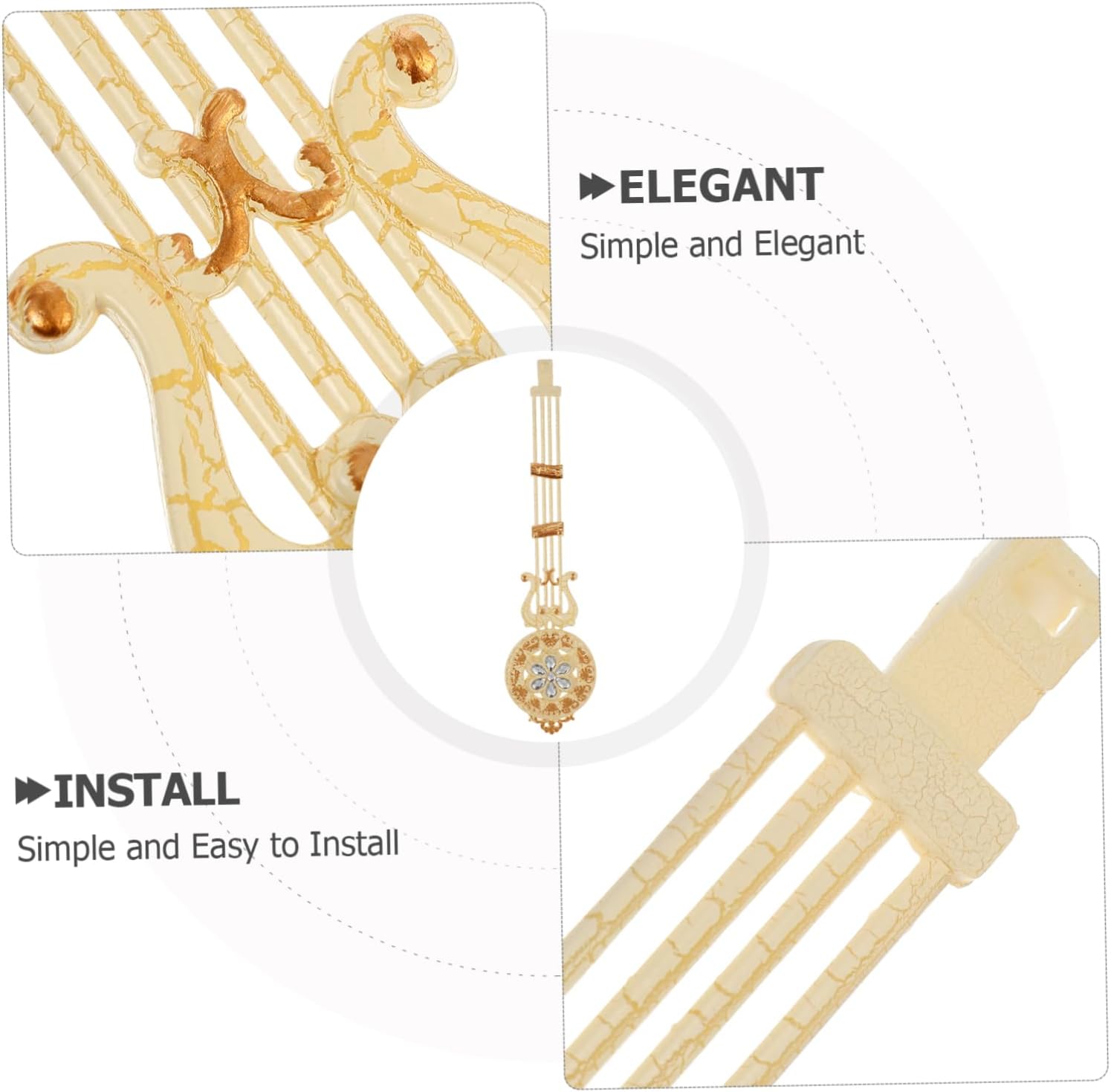 OSALADI Quartz Pendulum Mechanism for Clocks