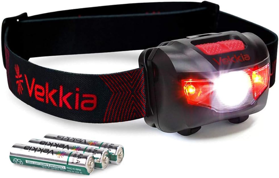 Vekkia Ultra Bright LED Headlamp LED Camping Lighting Water Resistant Headlamp