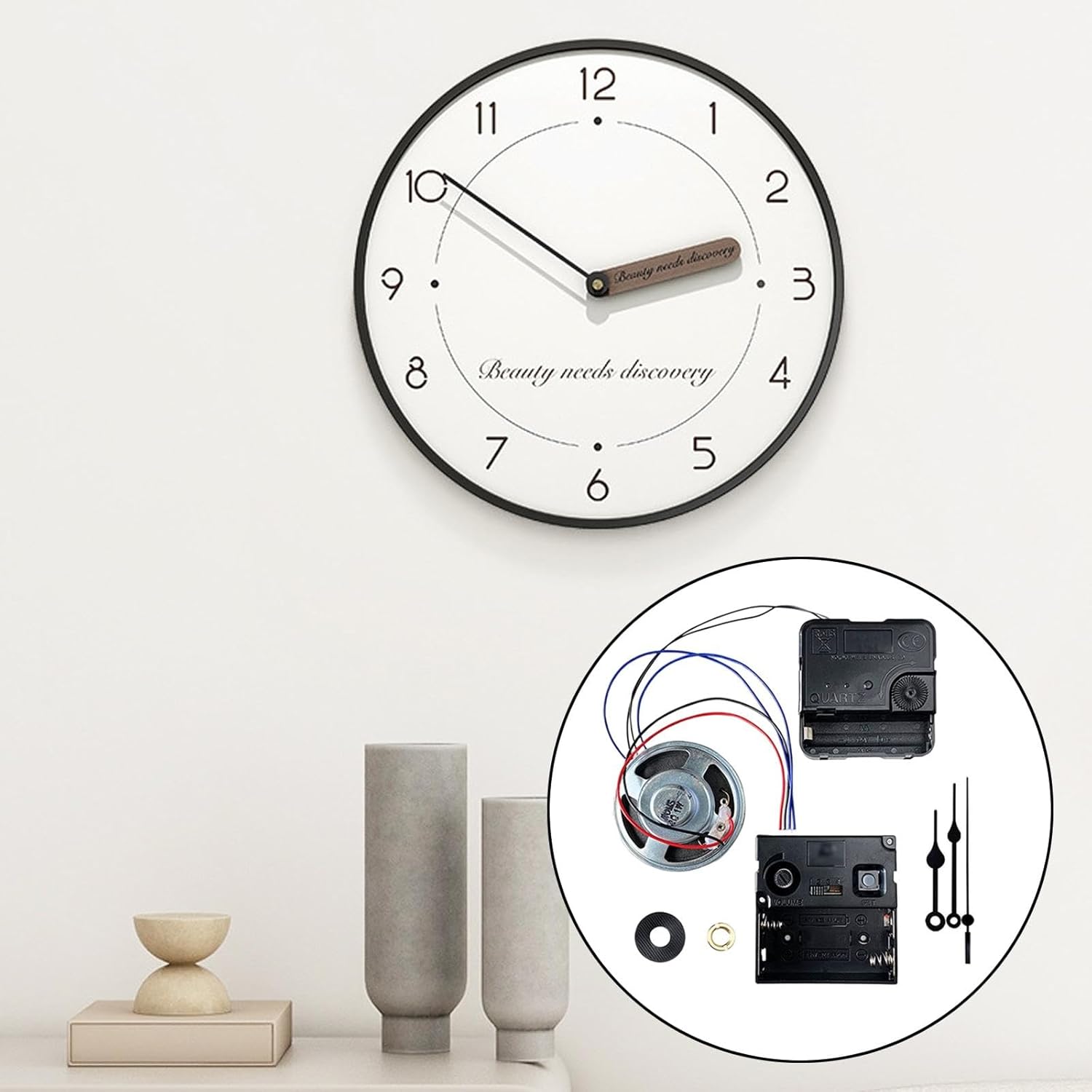 Bothyi Wall Clock Movement Kit DIY Clock Parts