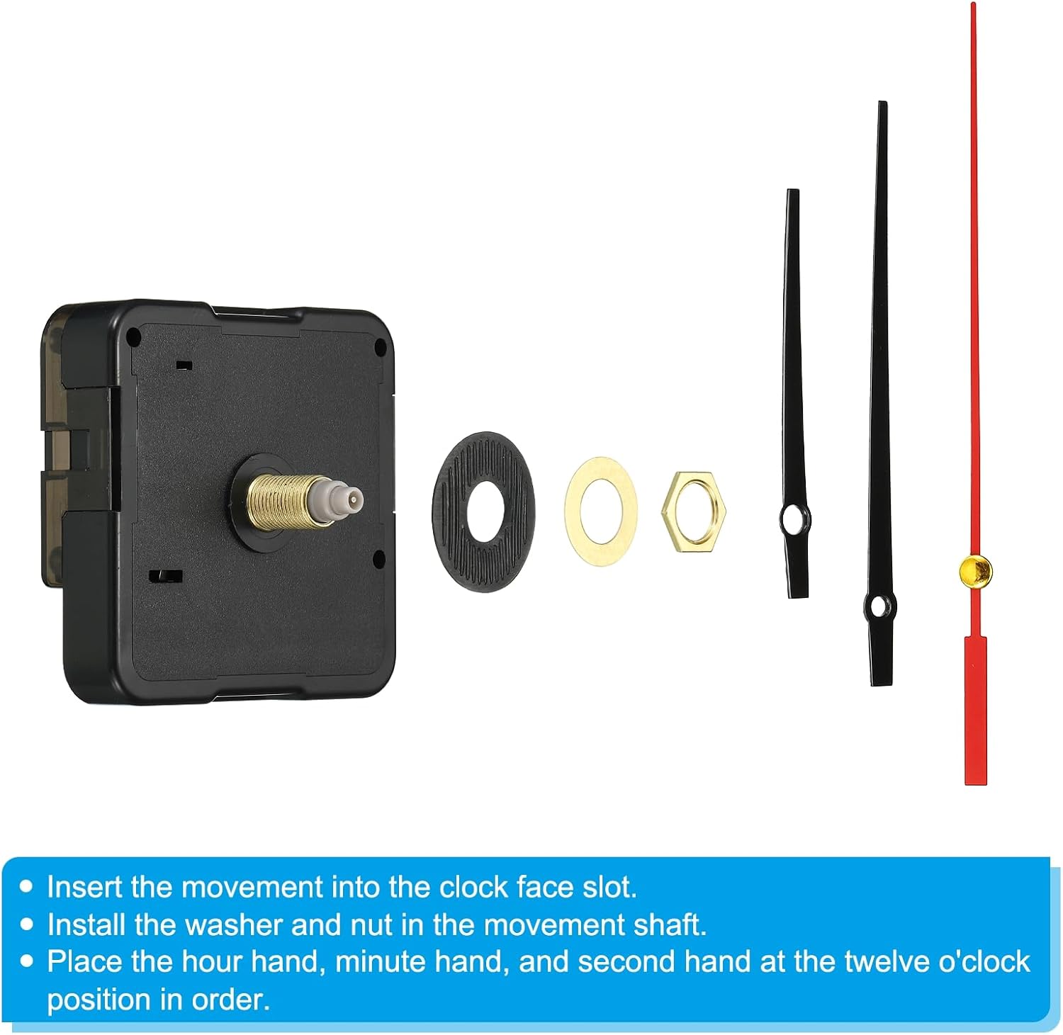 Professional Replacement Clock Movement for DIY Wall Clocks