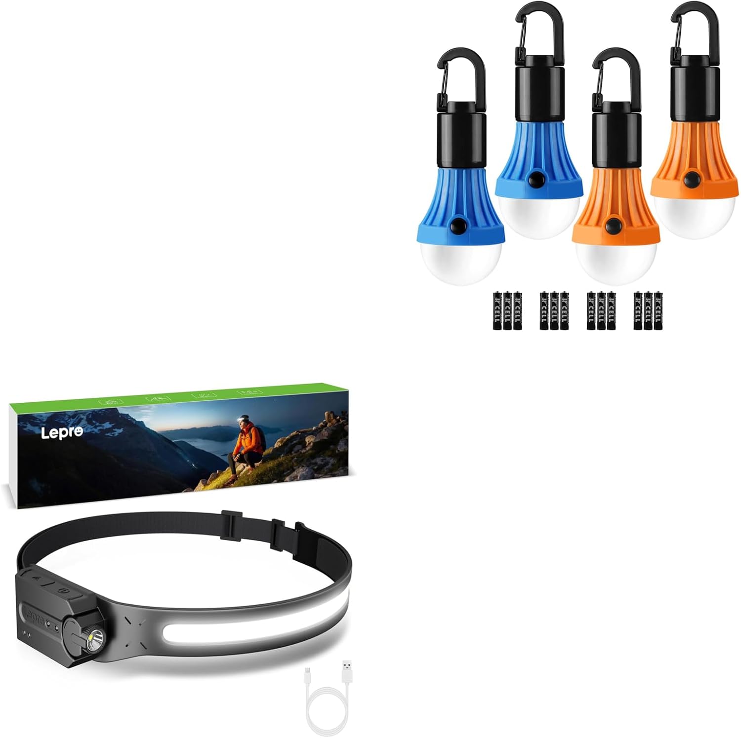 Lepro Hanging Tent Bulbs Bundle