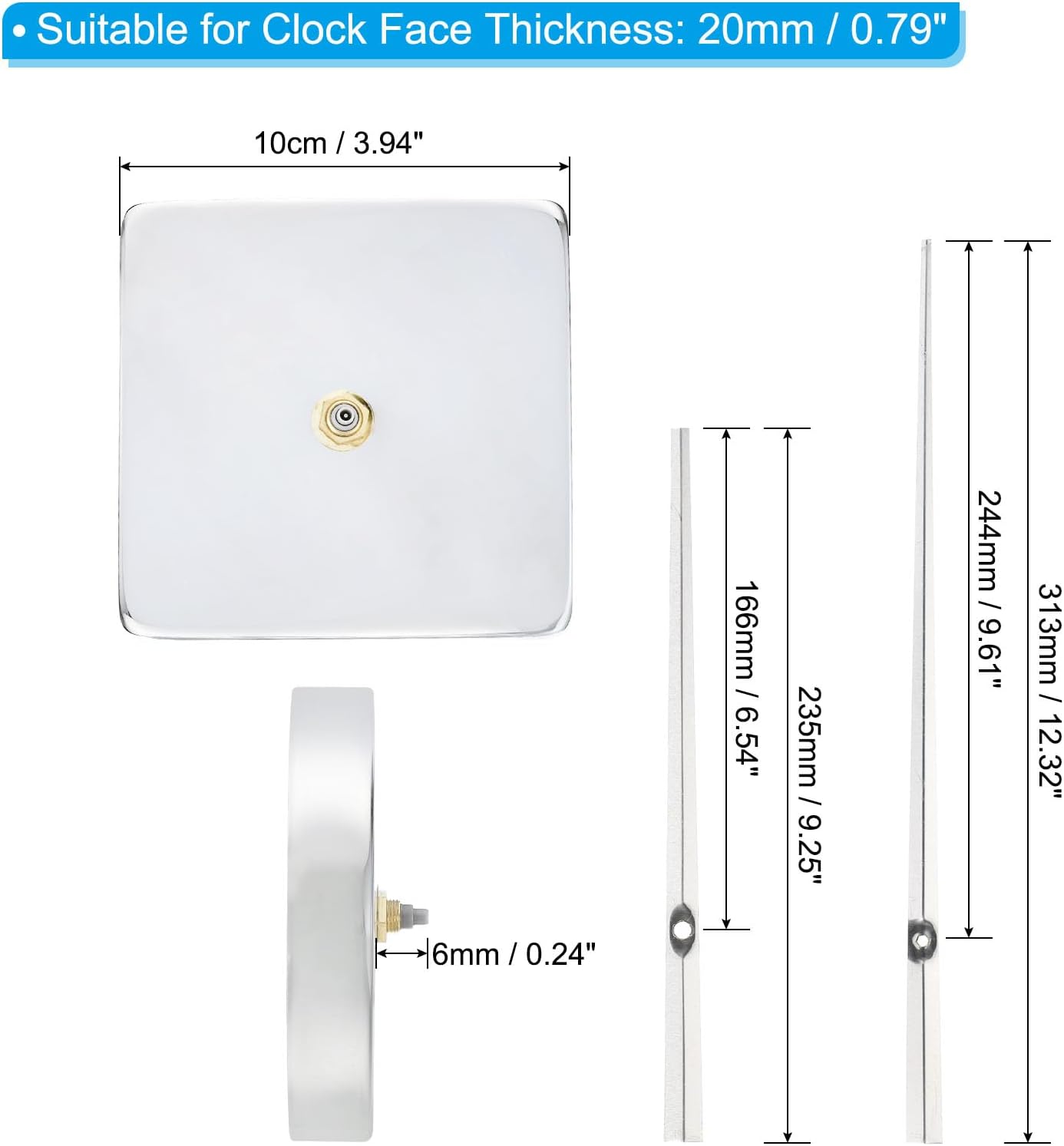 Precision Replacement for 12-inch Wall Clocks