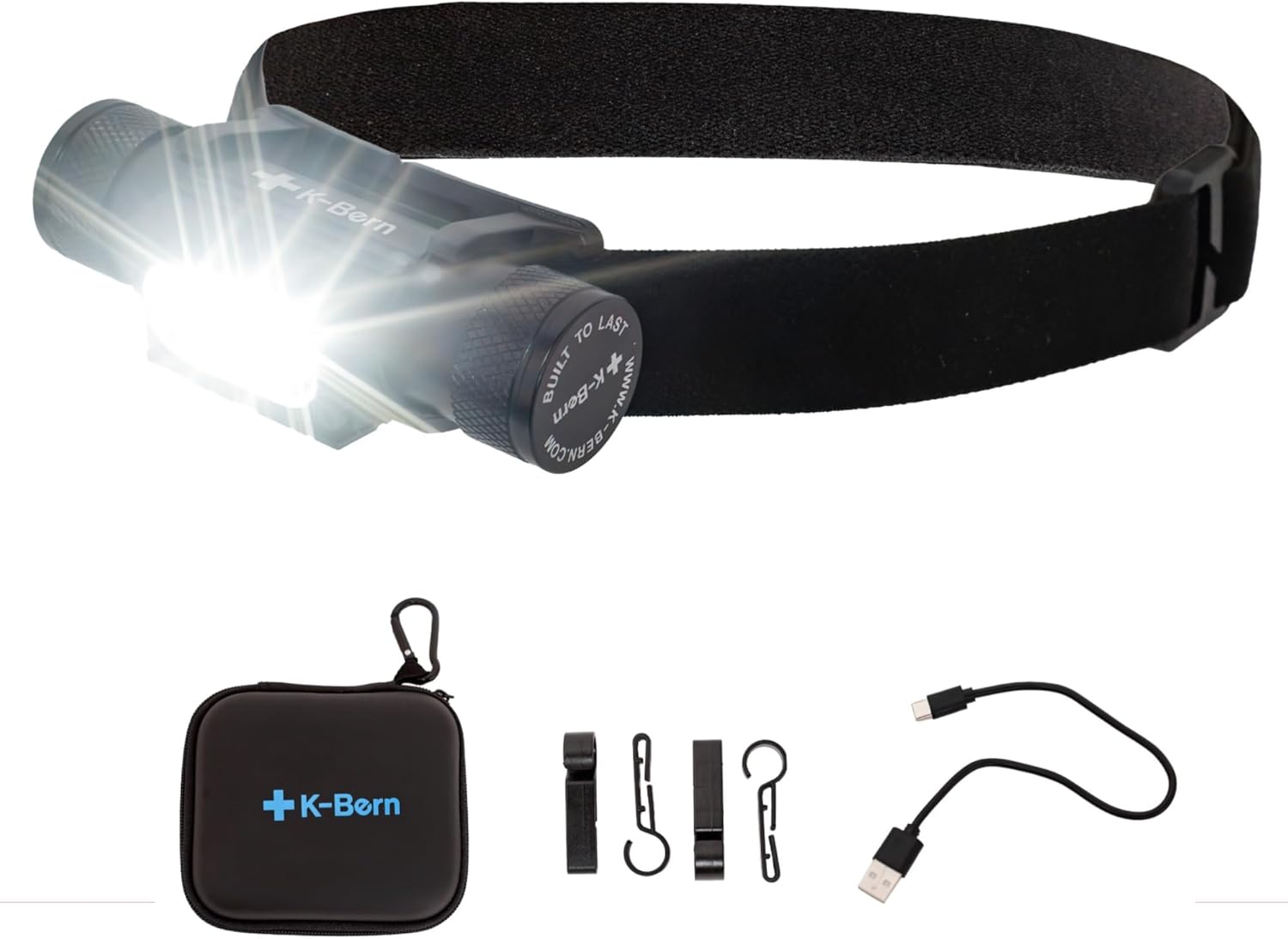 Bright Powerful Mobile Headlamp 1850 Lumen for Hiking Construction More