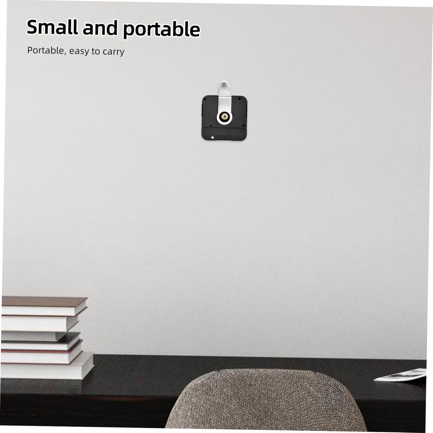 OSALADI Silent Quiet Wall Clock Kit for Home Decor