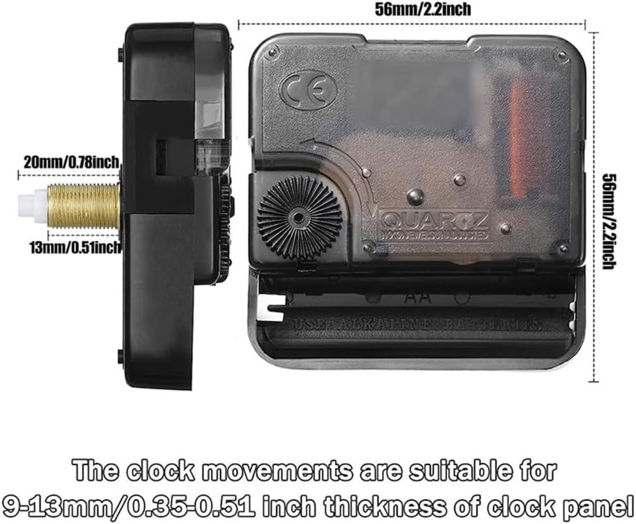 Precise Timepiece DIY Wall Clock Movement Set