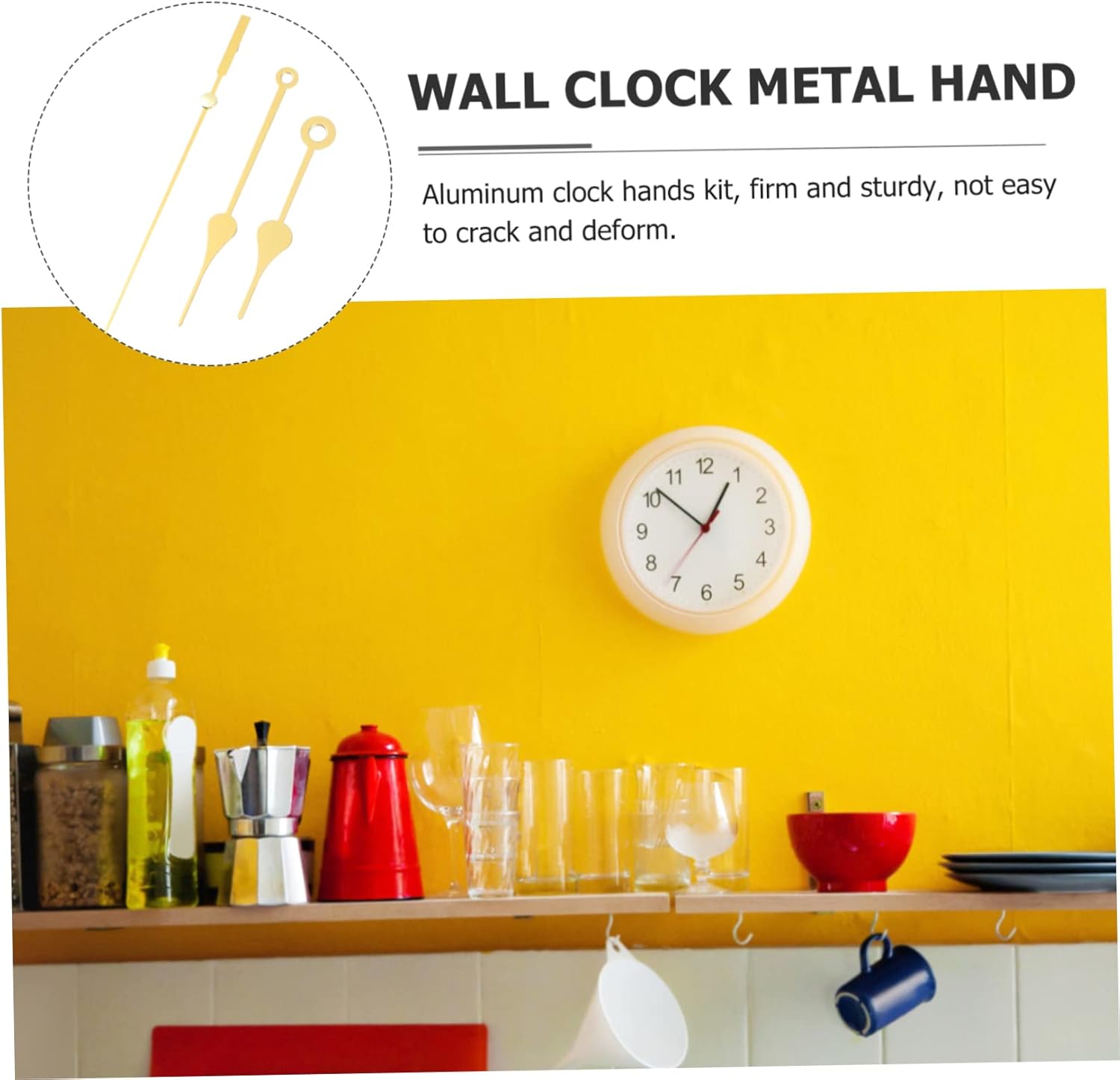 Precisely Engineered Mini Clock Hands for DIY Clock Repair