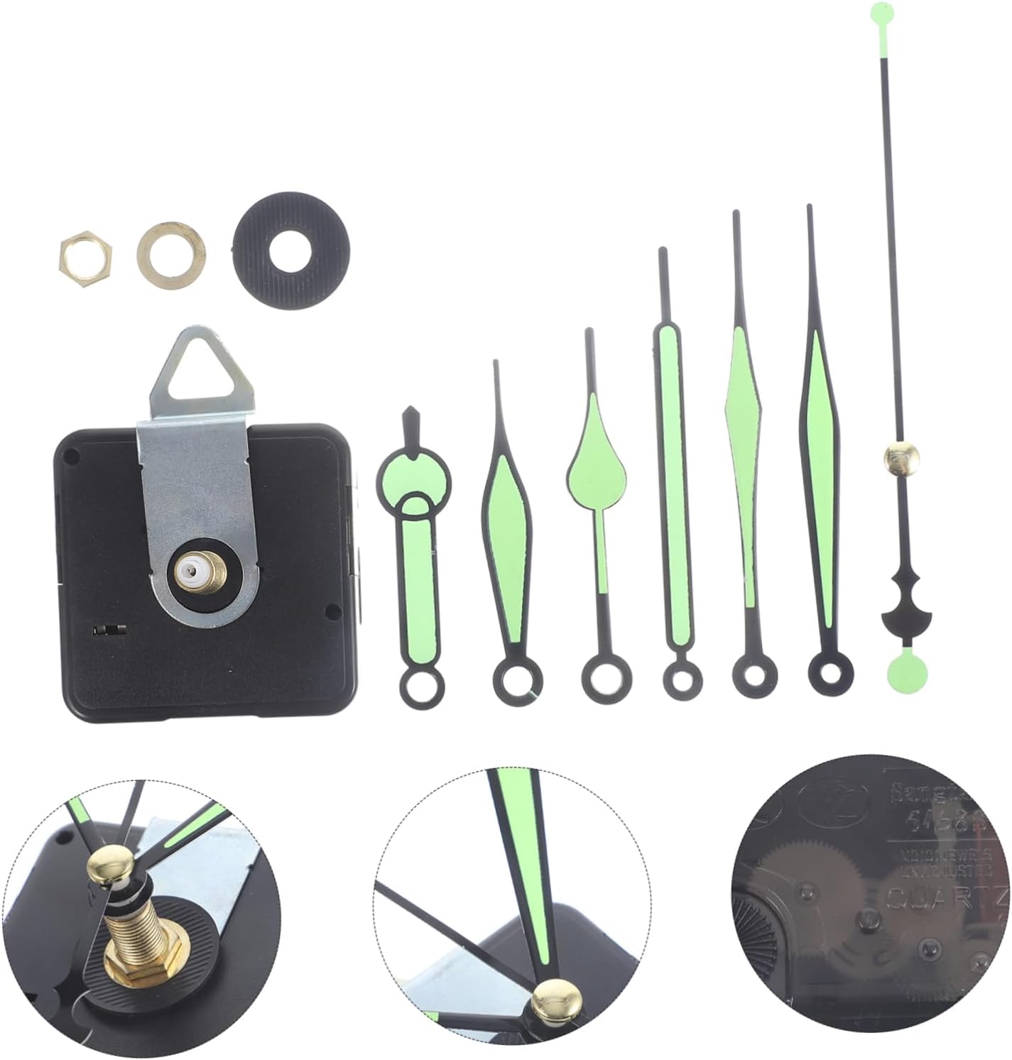 Doitool Mute Clock Mechanism Kit for Wall Clocks