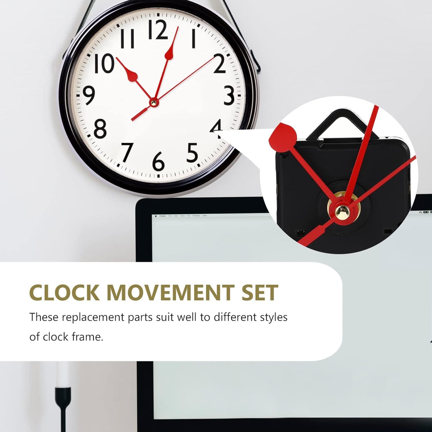Precise Quiet Quartz Clock Mechanism Kit