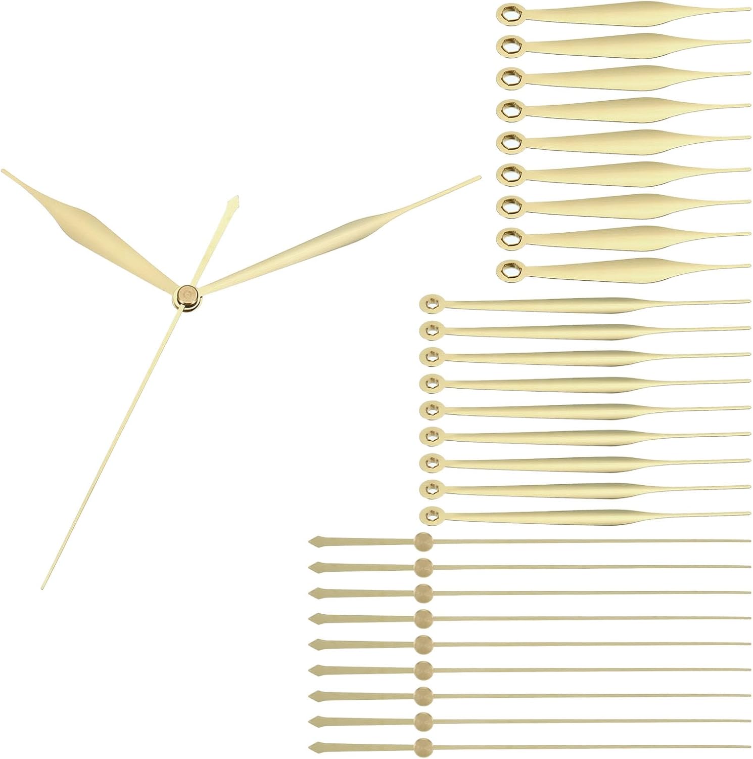Premium Aluminum Replacement Clock Hands Kit