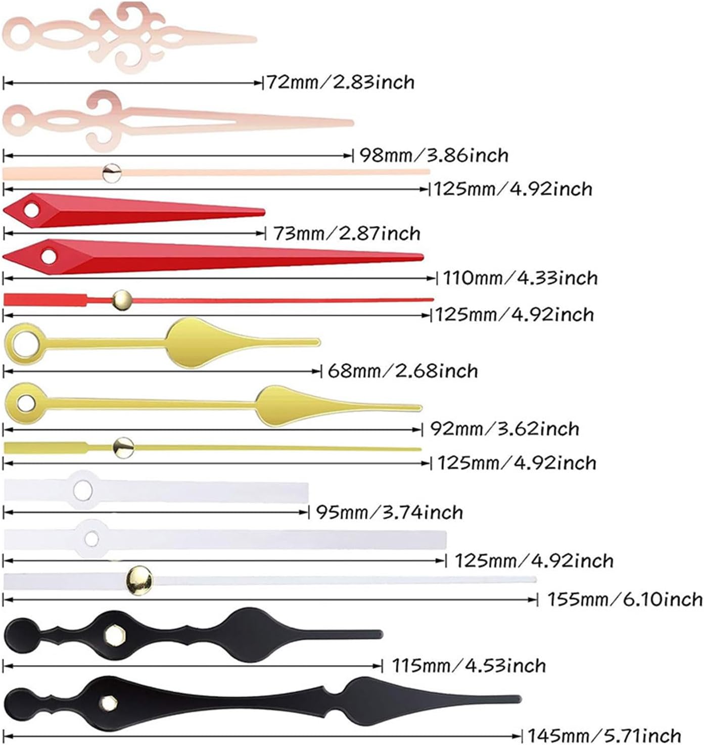 Precise 9-13mm Pendulum Clock Movement