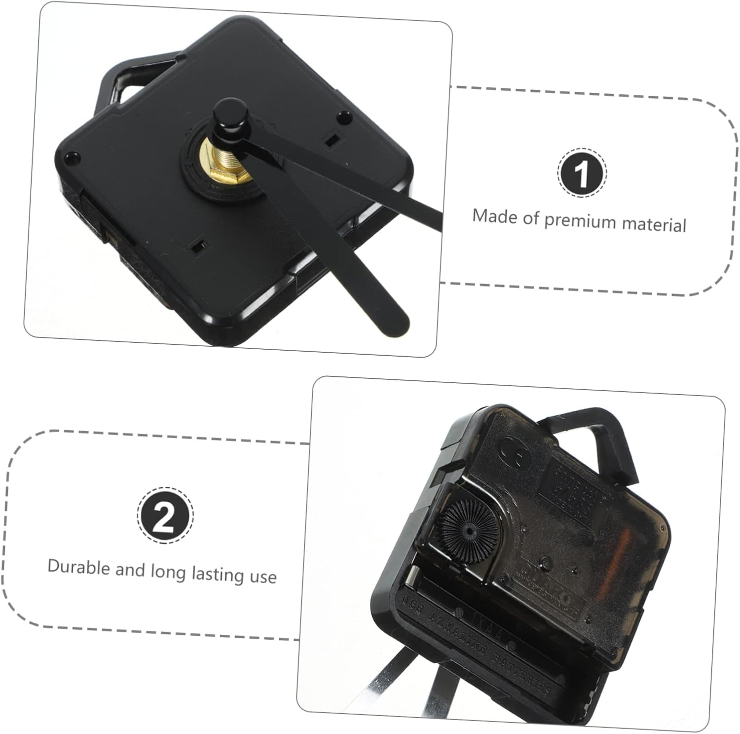 DOITOOL Clock Kit Replacement for Wall Clocks