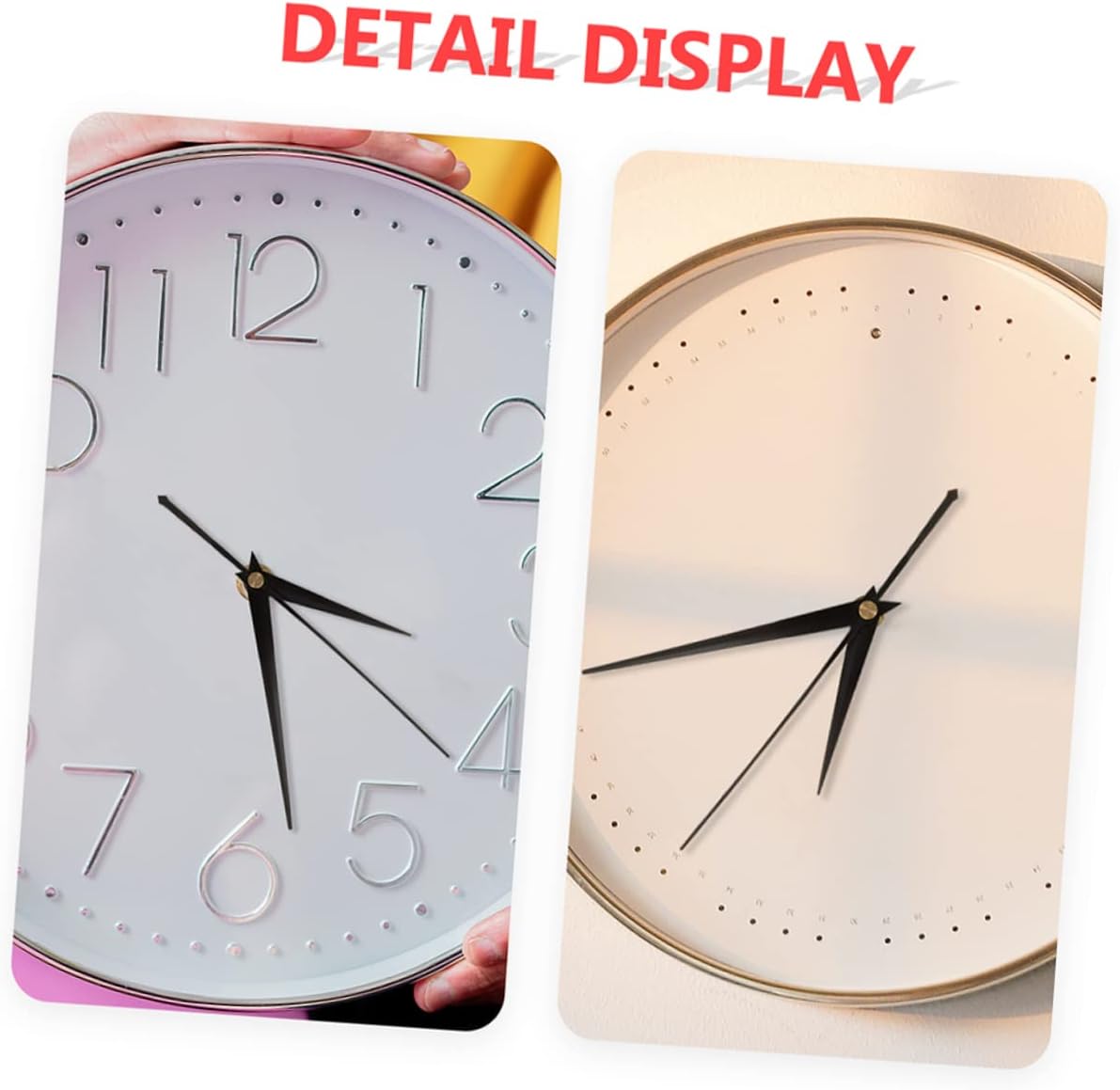 UOnlytech 3-Pack Digital Wall Clock Pointer Mechanisms