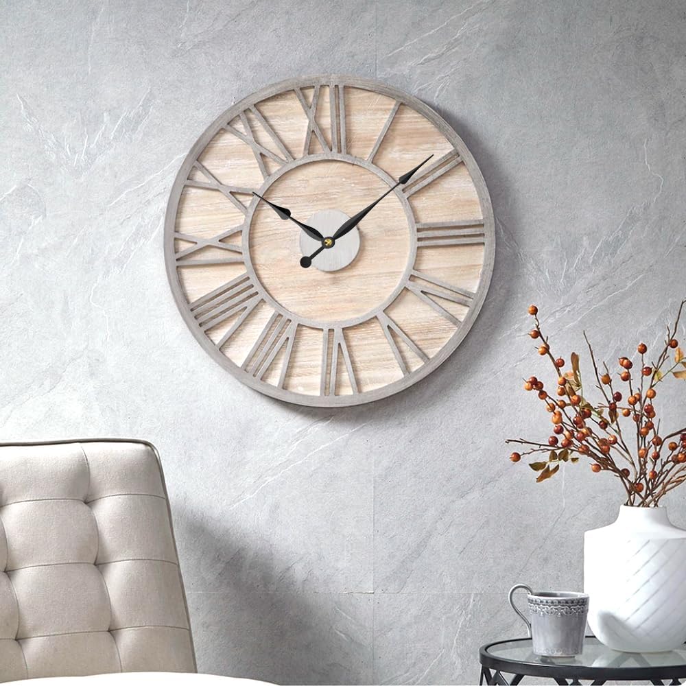 DTRIEMAEM High Torque Clock Movement 28mm Shaft Black Hands