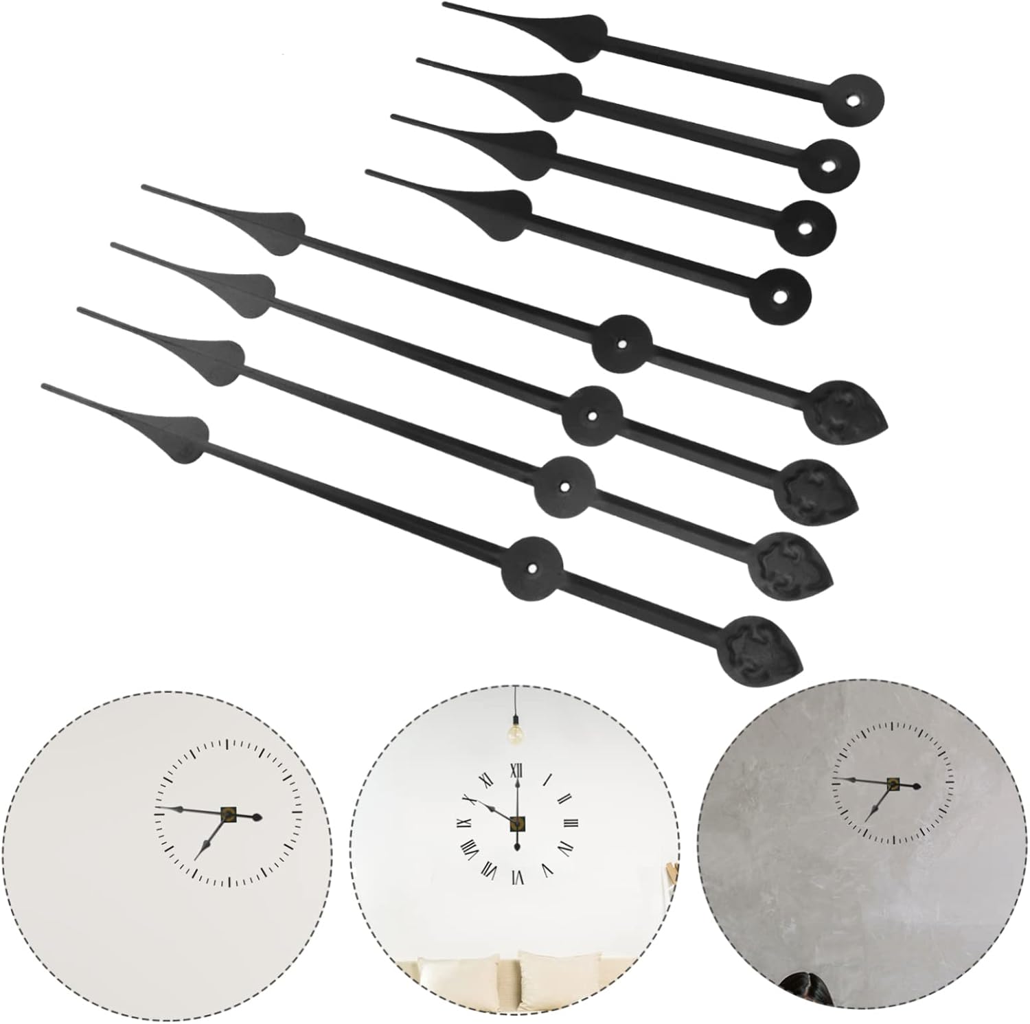 Premium Aluminum Wall Clock Replacement Hands