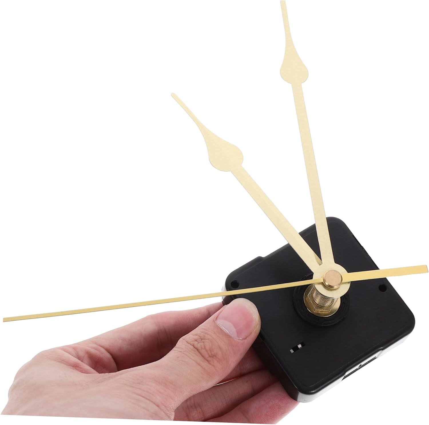 DOITool Clock Hands Set Golden Plastic Replacement for Wall Clocks