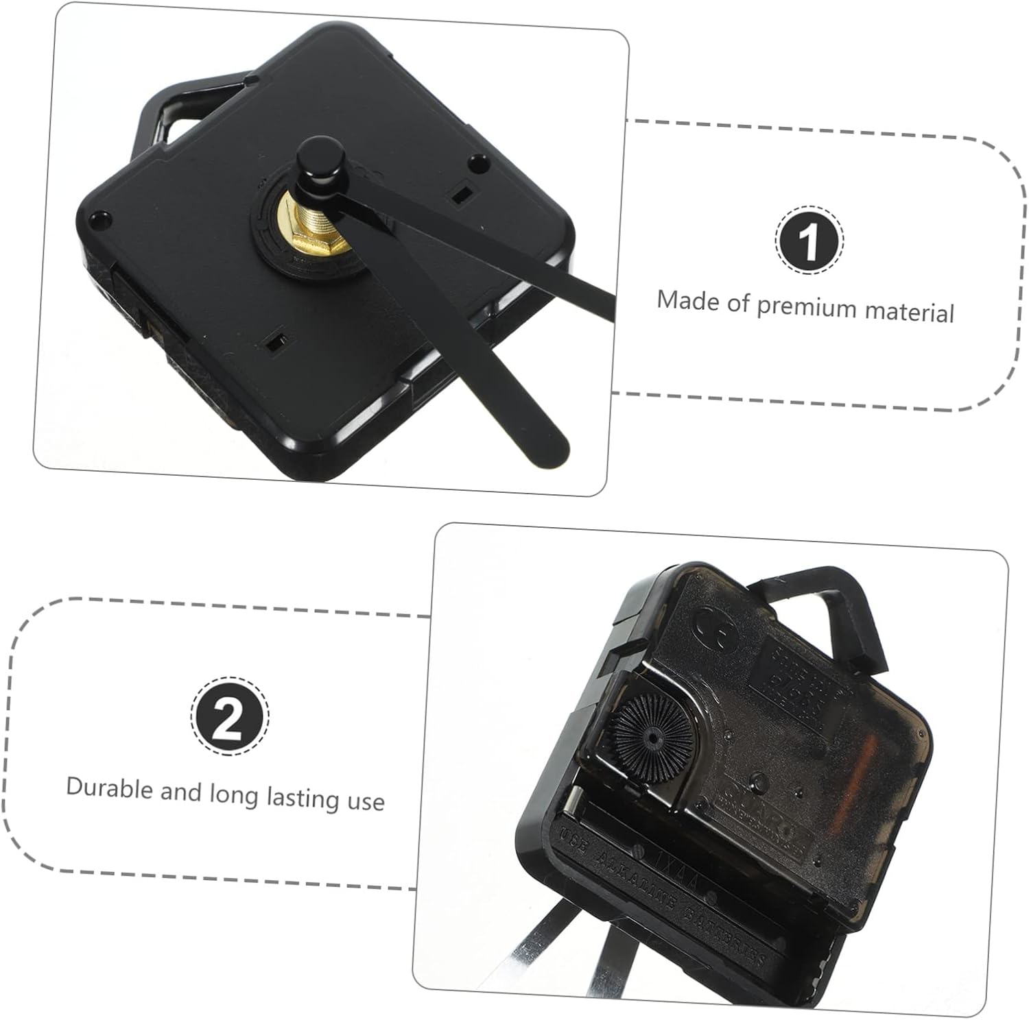 Clock Mechanism Replacement - Battery-Powered Clock Parts