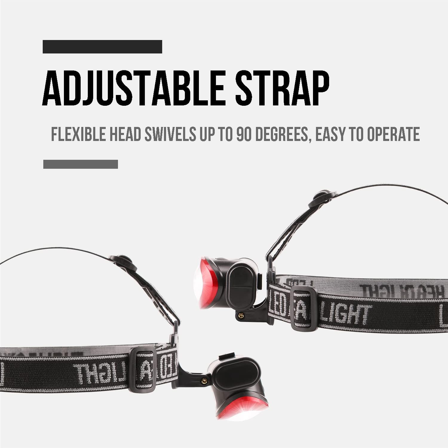 10-Piece 12 LED Portable Headlamp