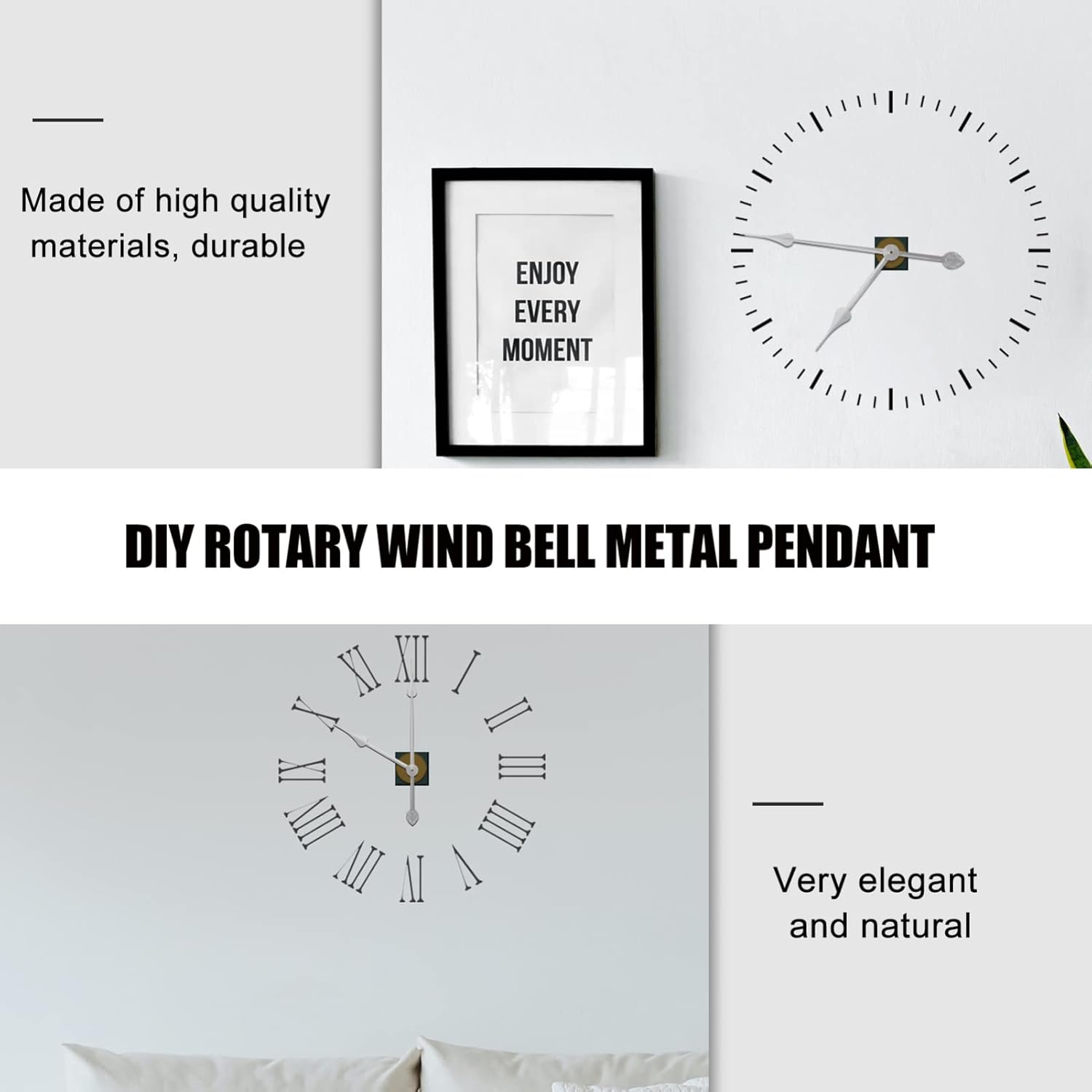 4-Piece Wall Clock Extra Long Hands Kit
