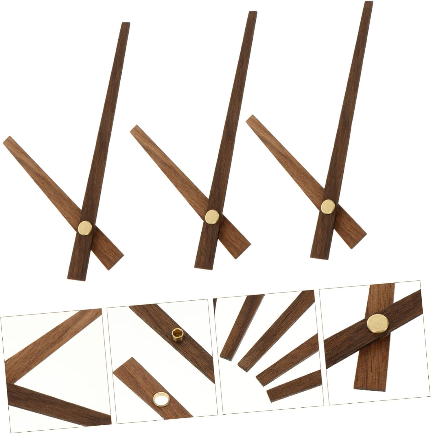 5-Set Wooden Clock Hands