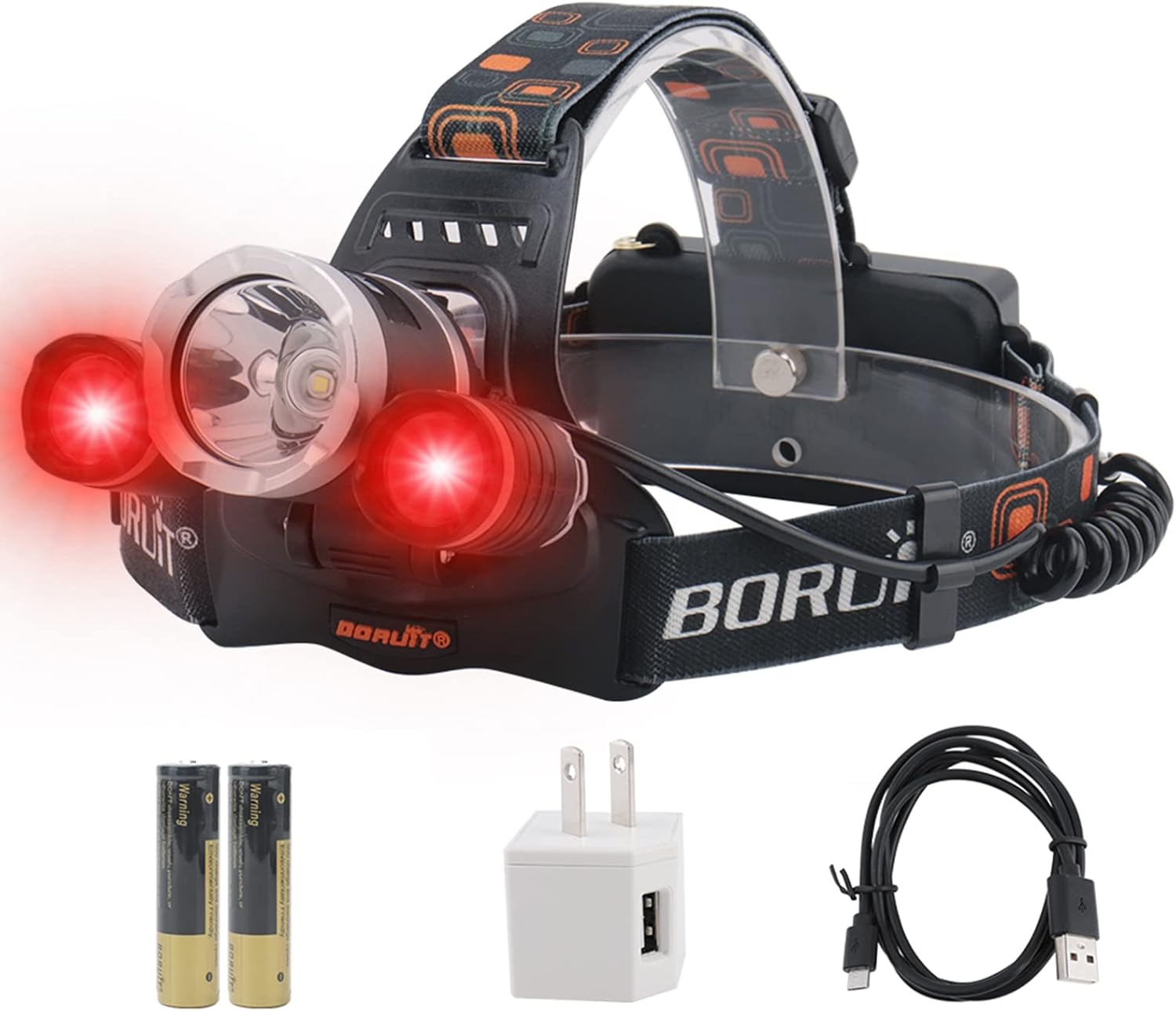 brightness safety camping headlamp