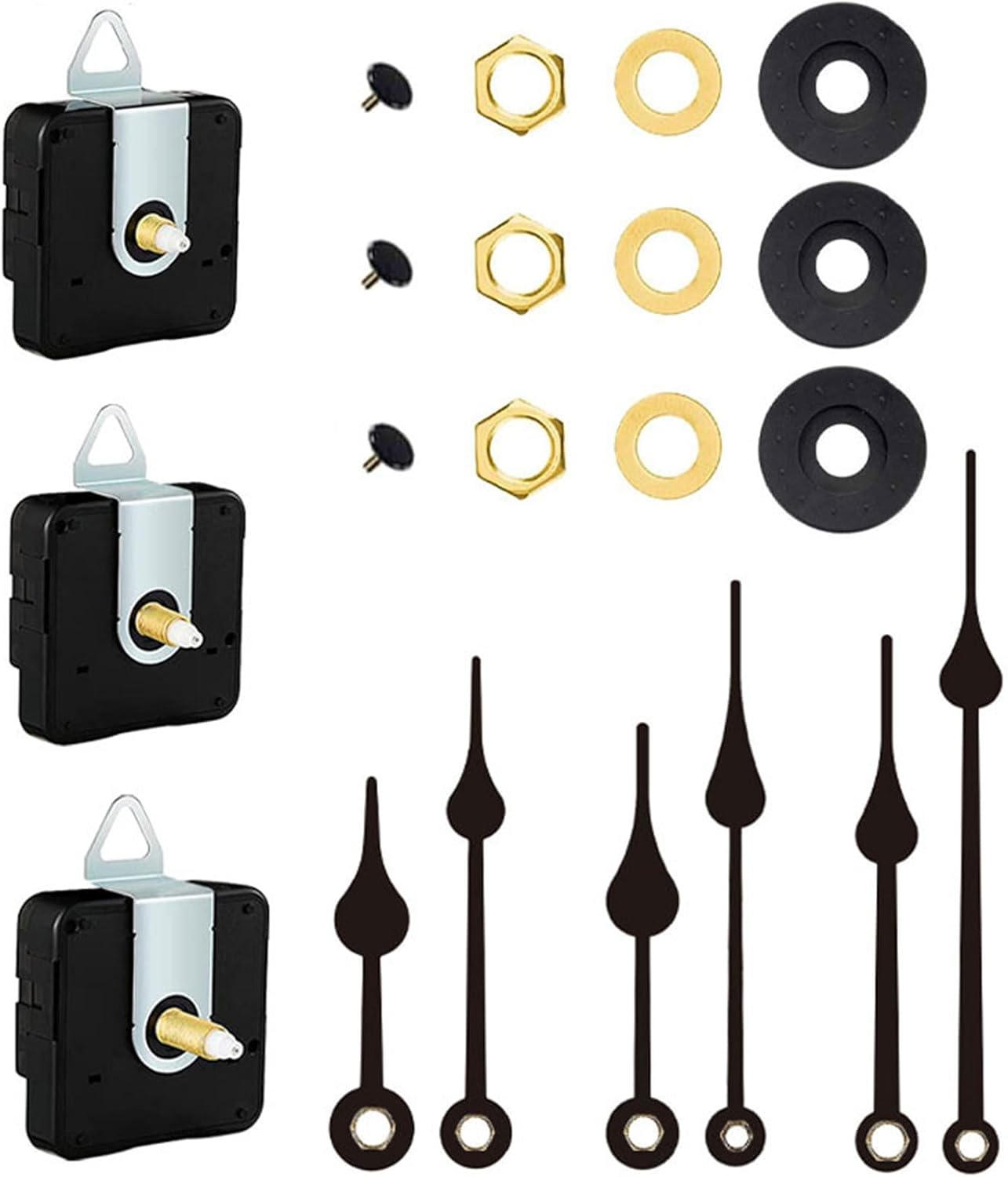 3-Piece Clock Movements for Wall Clocks