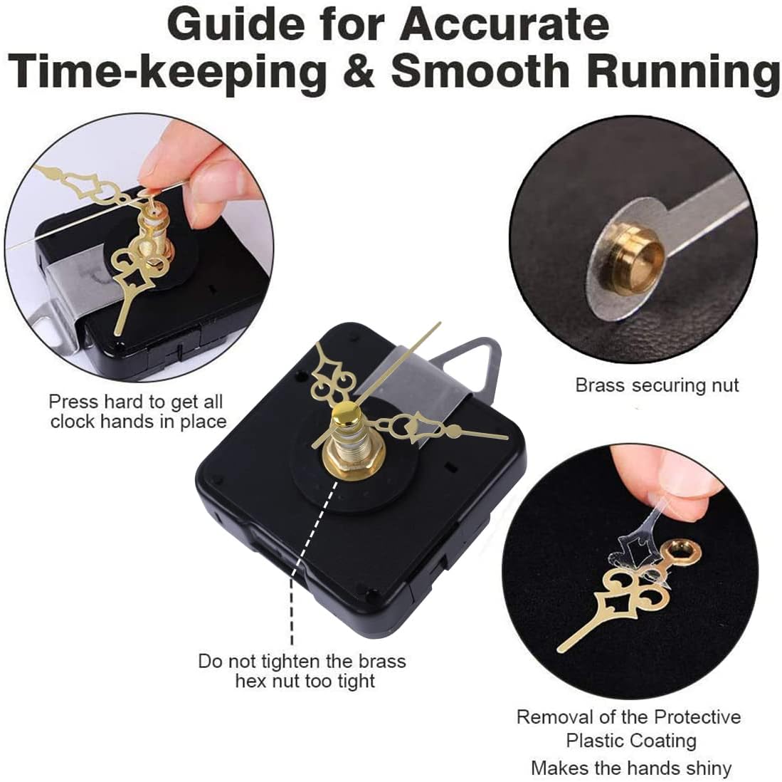 Silent Replacement Kit for EMOON Clocks