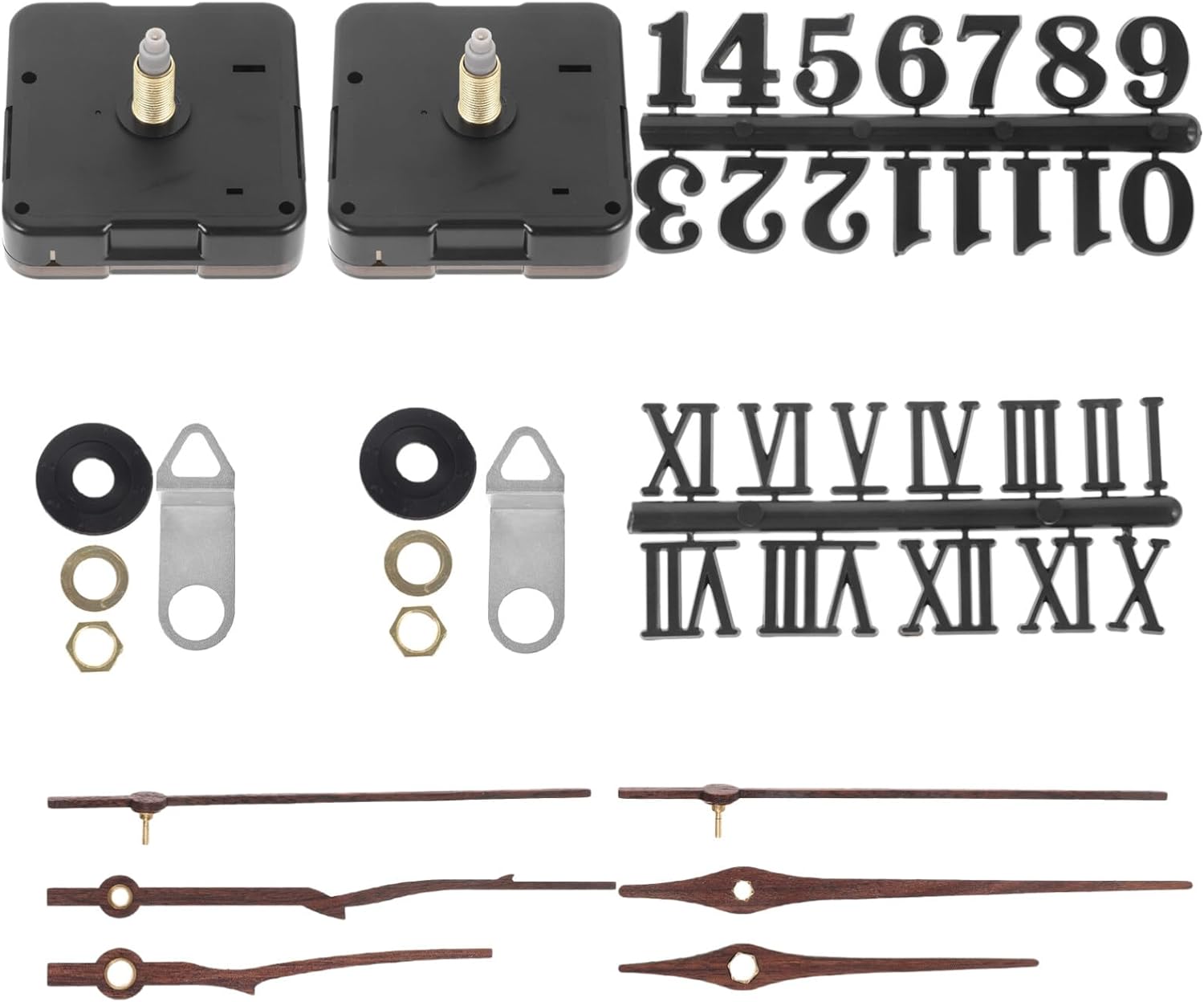 Uonlytech DiY Quartz Wall Clock Set